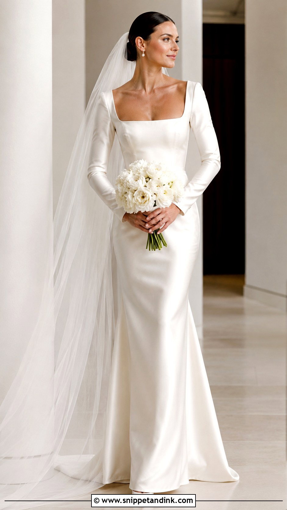 Detachable Long Sleeve Wedding Dress - Snippet and Ink - 20 Classy Simple Long Sleeve Wedding Dress Ideas