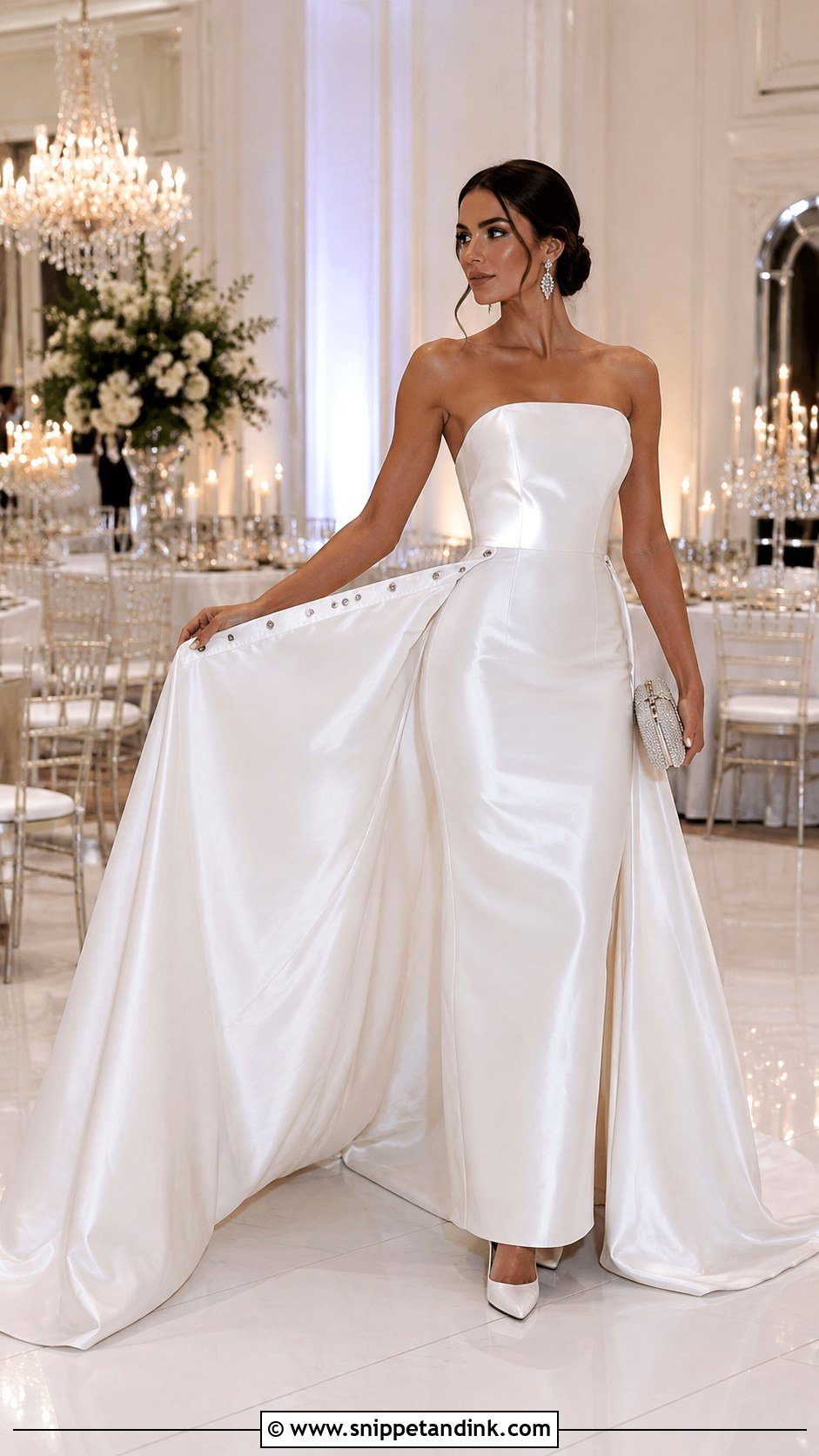 Detachable Long Trail Gown - Snippet and Ink - 20 Long Trail Gown Ideas