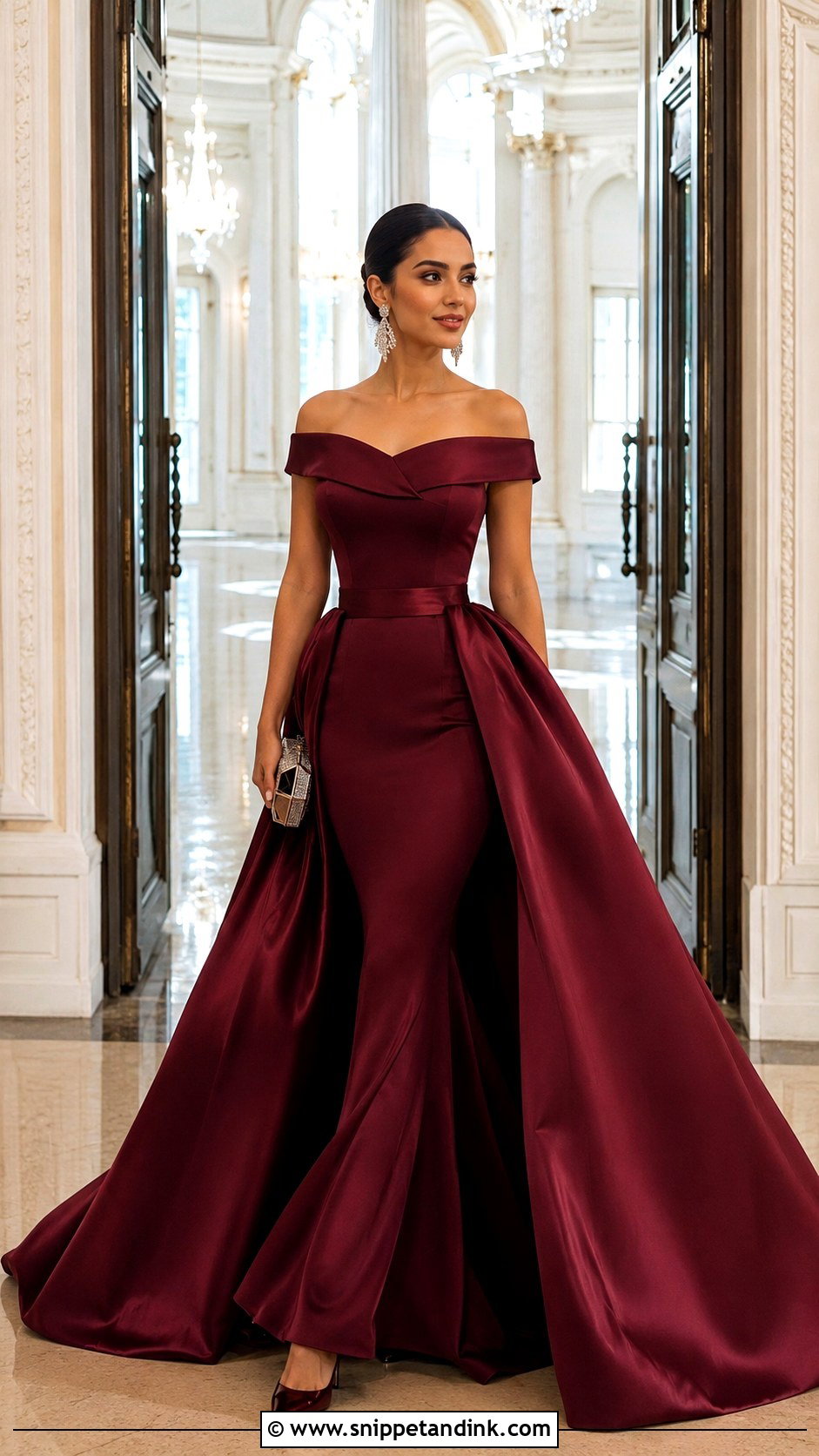 Detachable Overskirt Couture Gown - Snippet and Ink - 20 Gown Couture Ideas