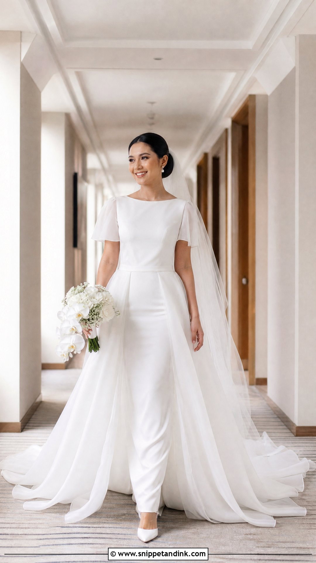 Detachable Overskirt Terno Wedding Dress - Snippet and Ink - 20 Philippine Wedding Dress Ideas