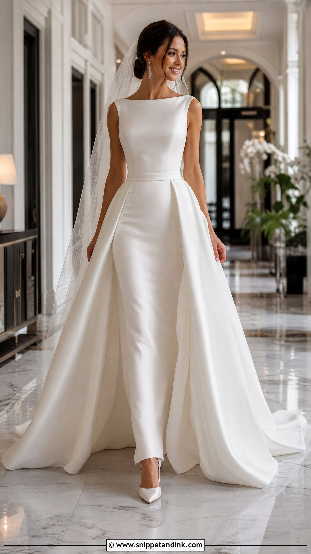 Detachable Overskirt Wedding Ballgown - Snippet and Ink - 20 Wedding Ballgown Ideas