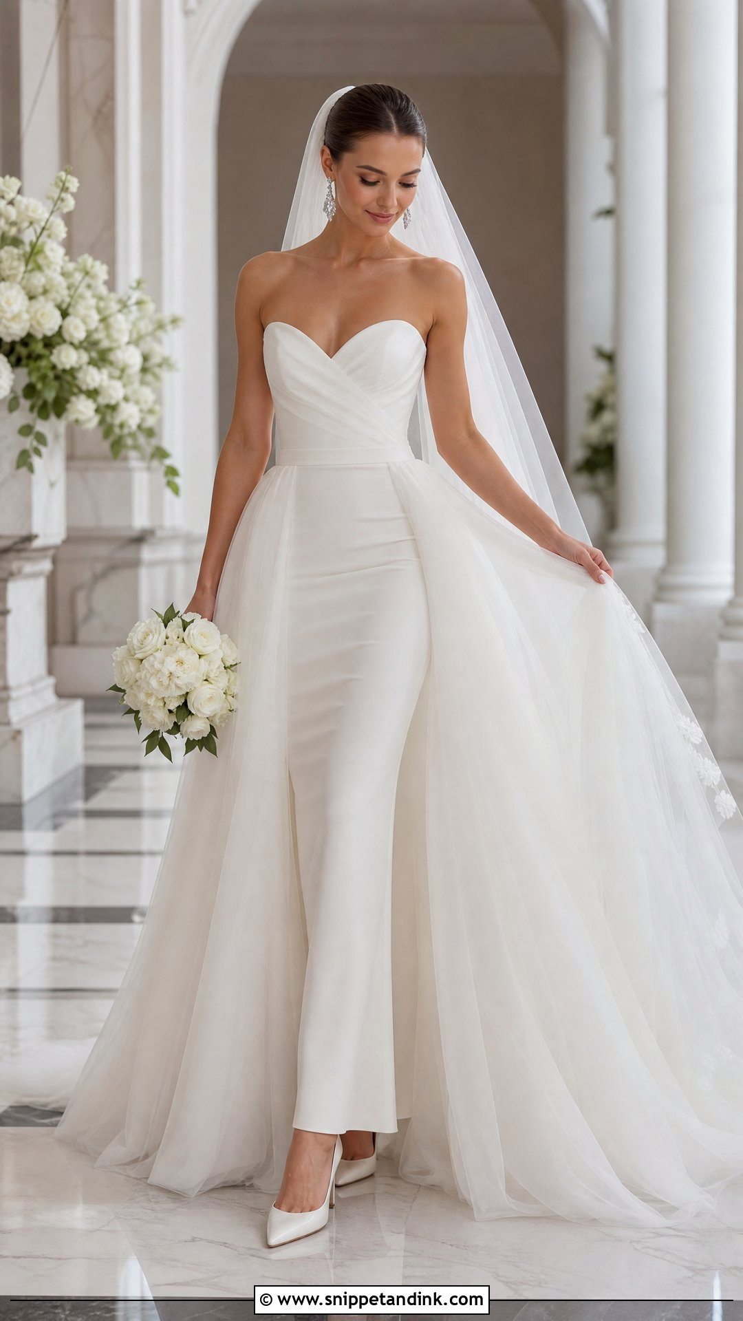 Detachable Overskirt Wedding Dress - Snippet and Ink - 20 Said Yes to the Dress Ideas