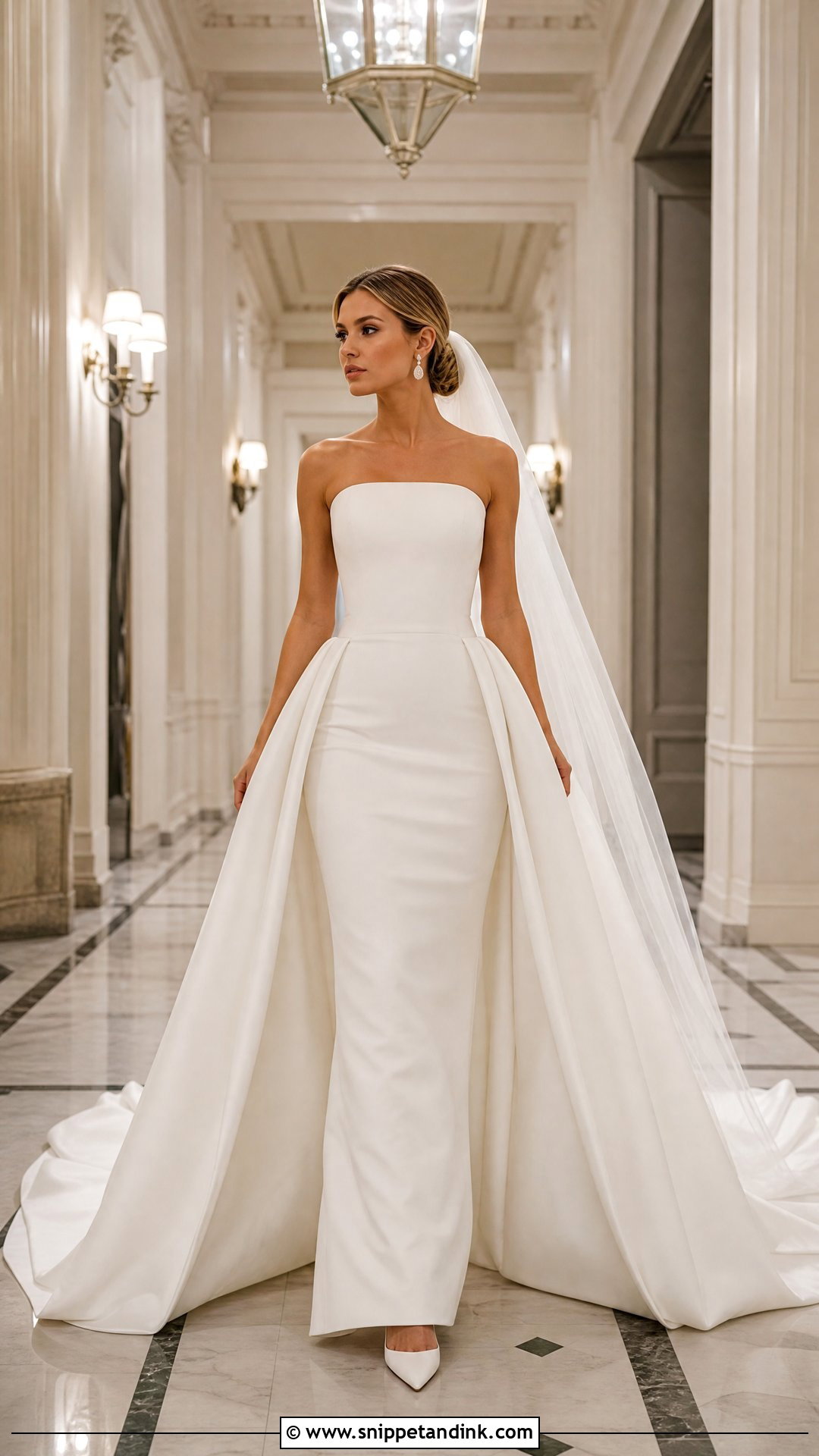 Detachable Overskirt Wedding Dress - Snippet and Ink - 20 Unique Wedding Dress Inspiration Ideas