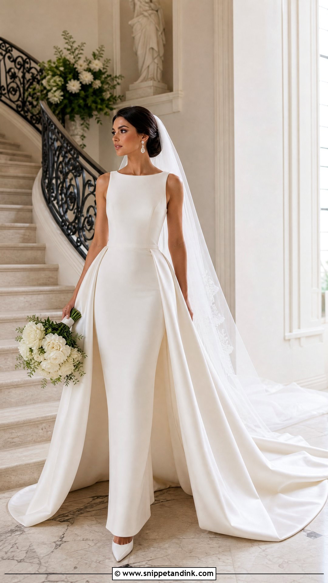 Detachable Overskirt Wedding Dress - Snippet and Ink - 20 Wedding Bridal Dress Ideas