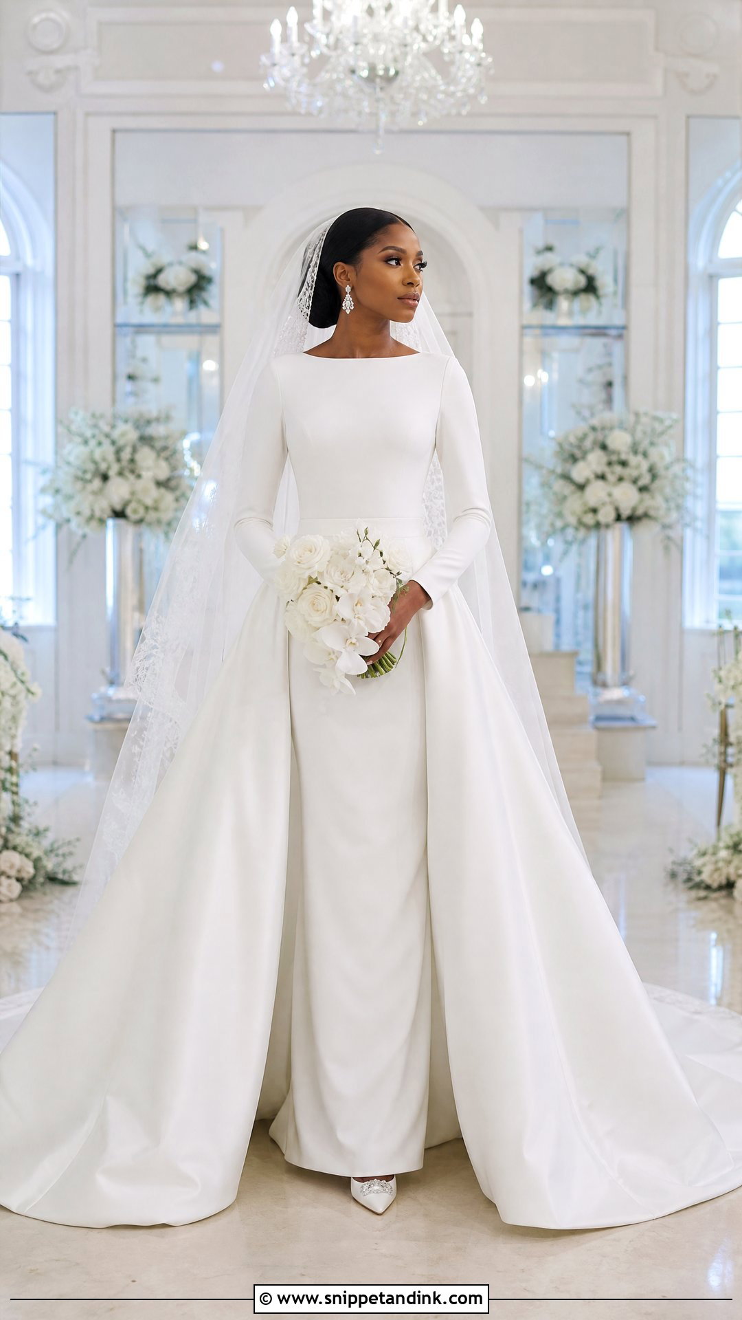 Detachable Overskirt Wedding Gown - Snippet and Ink - 20 White Wedding Gown Christian Brides Ideas