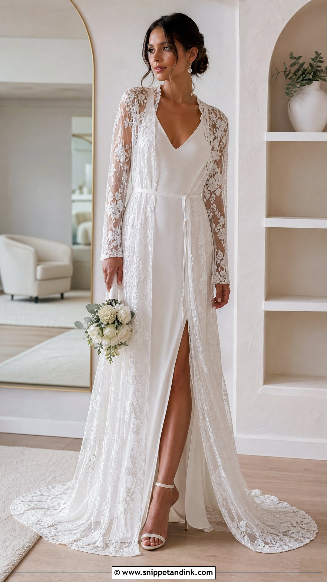 Detachable Robe Wedding Dress - Snippet and Ink - 20 Robe Wedding Dress Ideas