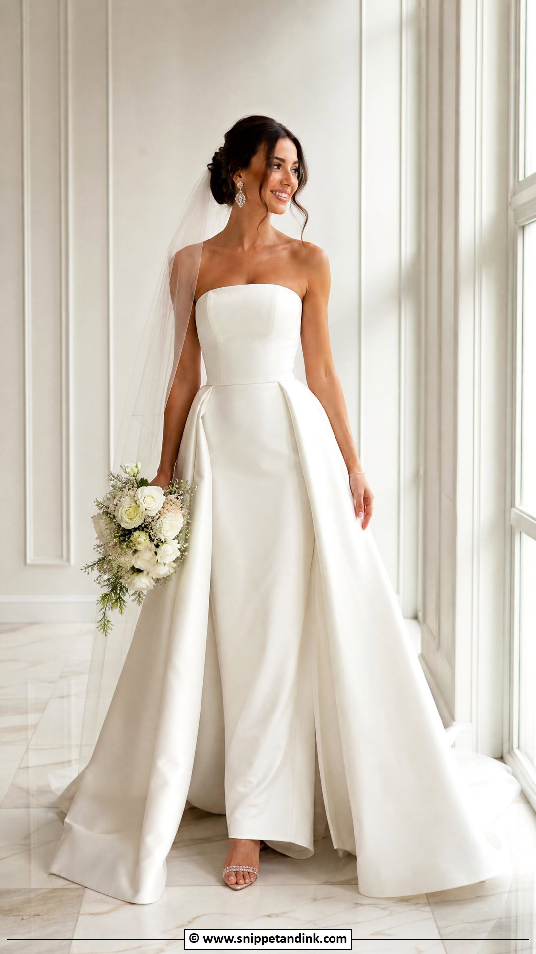 Detachable Skirt Ball Gown Wedding Dress - Snippet and Ink - 35 Ball Gown Wedding Dress Ideas