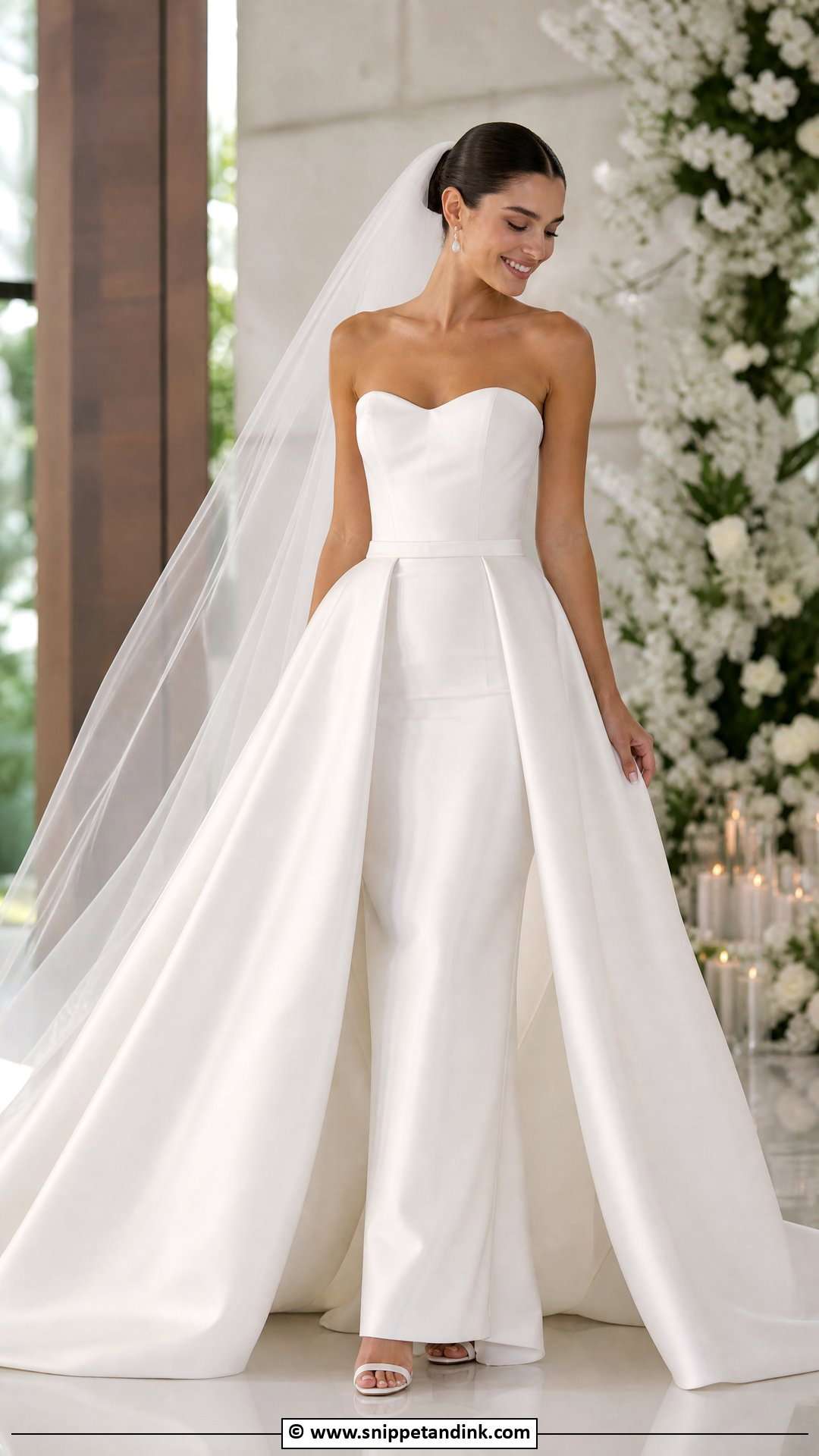 Detachable Skirt Ballgown Wedding Dress - Snippet and Ink - 35 Ballgown Wedding Dress Ideas
