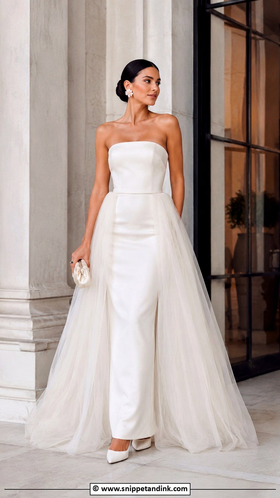 Detachable Skirt Second Wedding Dress - Snippet and Ink - 30 Second Wedding Dress Ideas