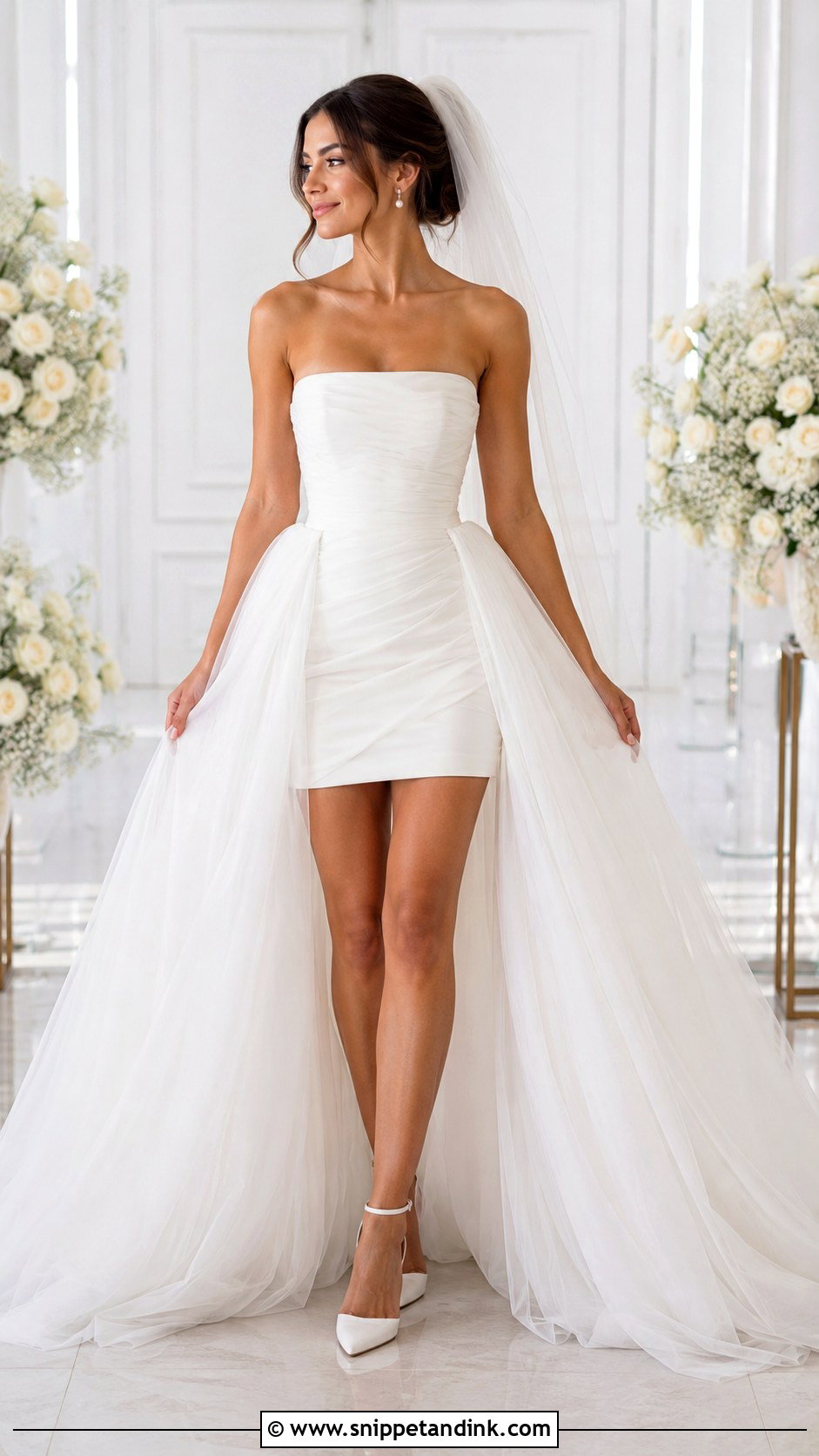 Detachable Skirt Wedding Dress - Snippet and Ink - 25 Fun Wedding Dress Ideas
