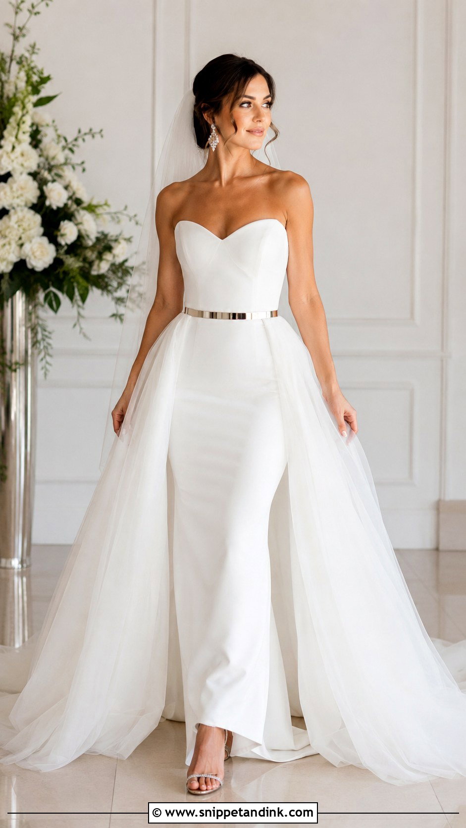 Detachable Skirt Wedding Dress - Snippet and Ink - 25 Star Wars Wedding Dress Ideas