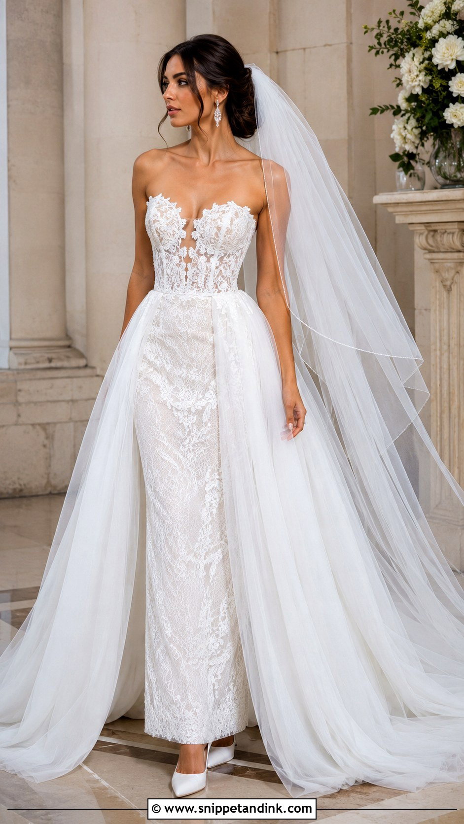 Detachable Skirt Wedding Dress - Snippet and Ink - 25 Unique Wedding Dress Styles