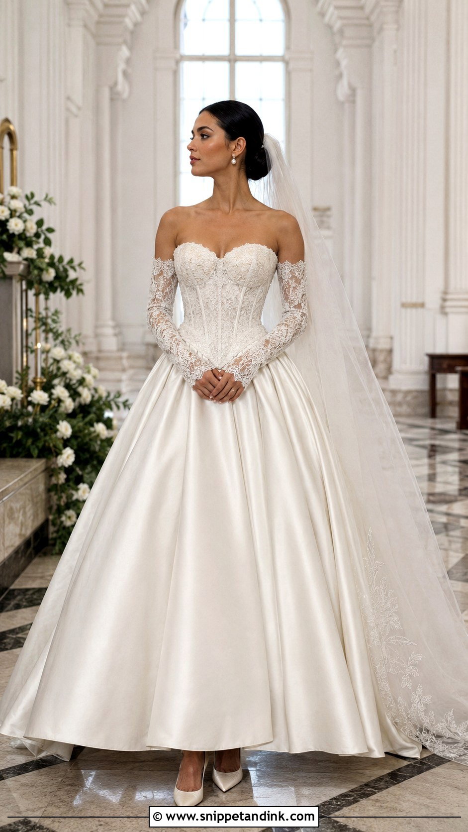 Detachable Sleeve Princess Ball Gown Wedding Dress - Snippet and Ink - 20 Dream Wedding Dresses Ball Gown Princesses