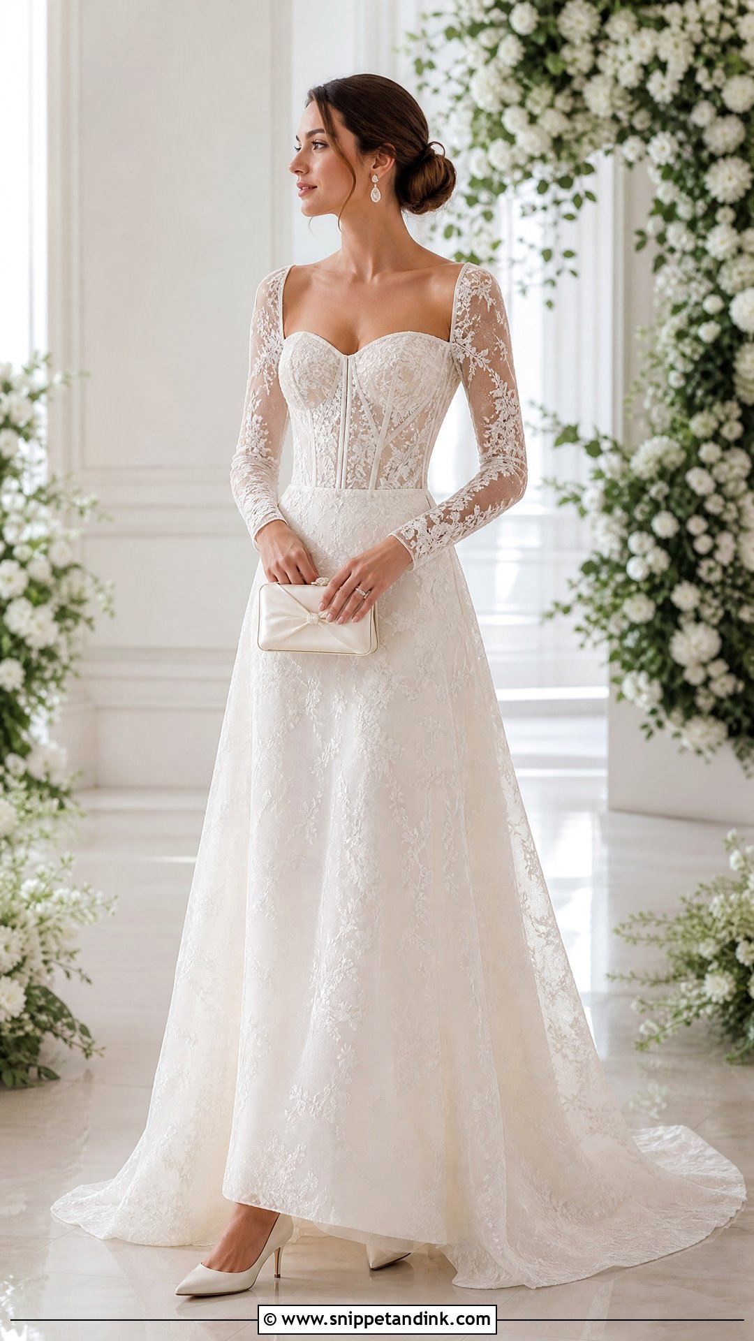 Detachable Sleeve Wedding Dress Cover - Snippet and Ink - 20 Wedding Dress Cover Ideas
