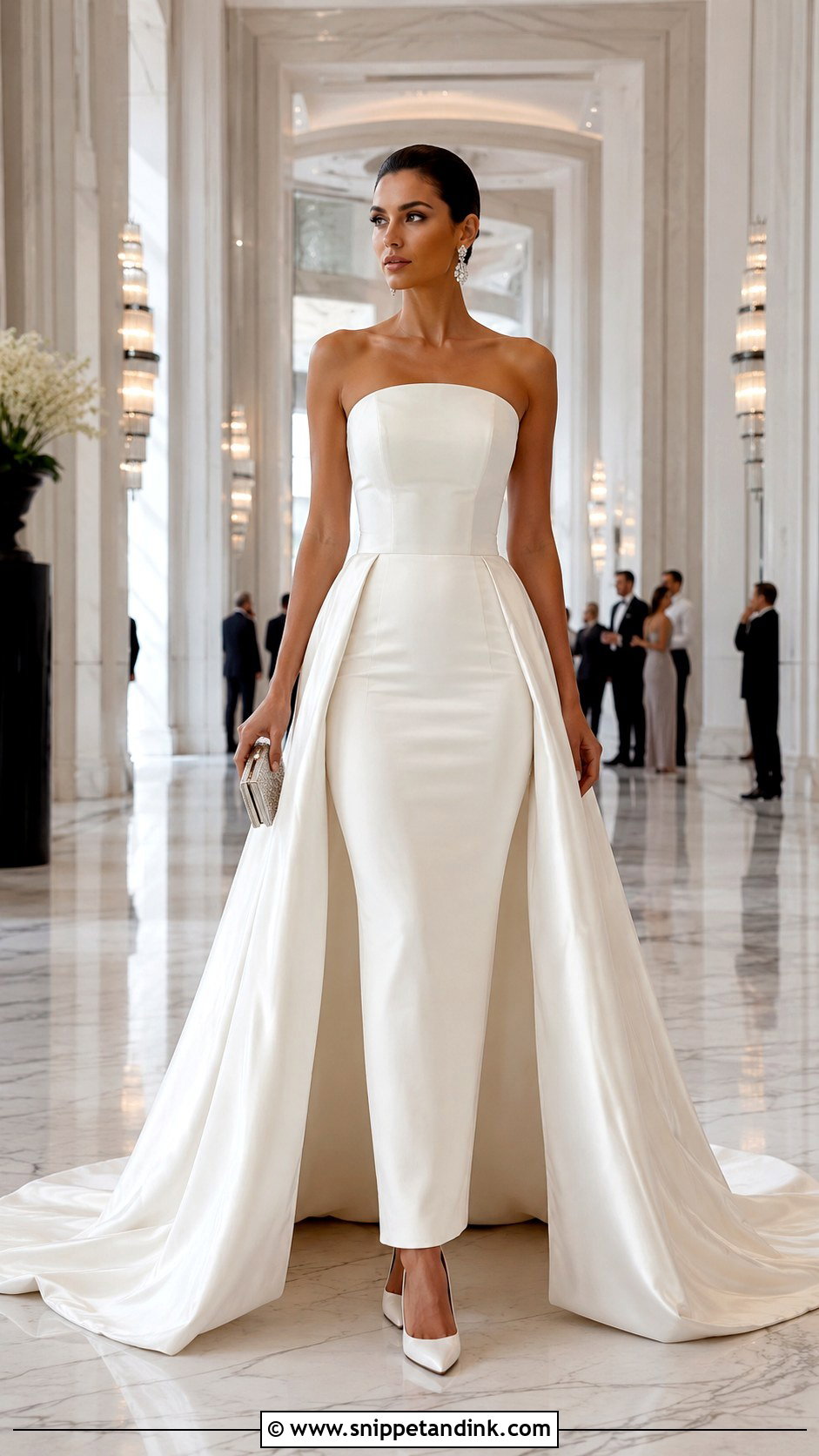 Detachable Tail Gown - Snippet and Ink - 20 Long Tail Gown Ideas