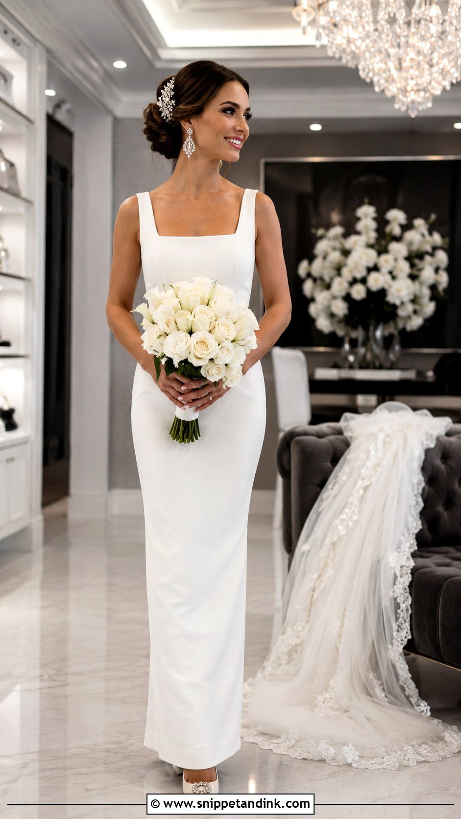 Detachable Train Alternative to a Dress Bustle - Snippet and Ink - 20 Dress Bustle Ideas