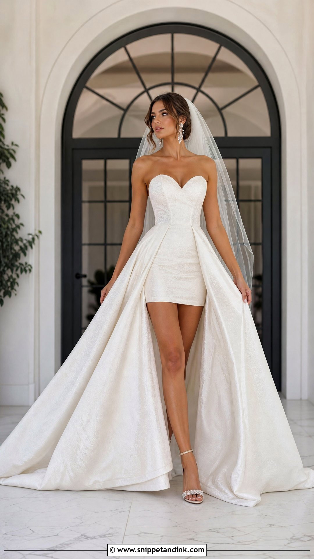 Detachable Train Bridal Frock - Snippet and Ink - 25 Bridal Frock Ideas