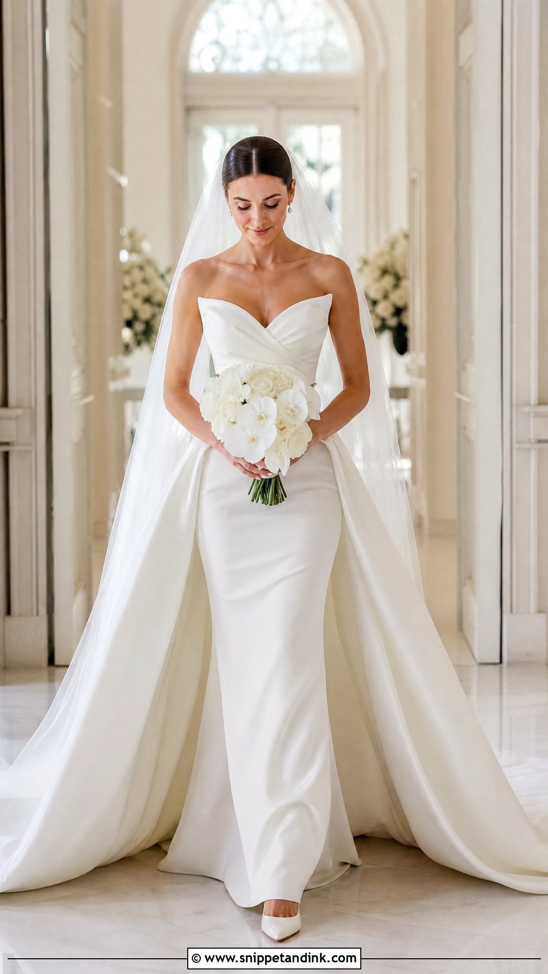 Detachable Train Bridal Wedding Dress - Snippet and Ink - 25 Bridal Wedding Dresses