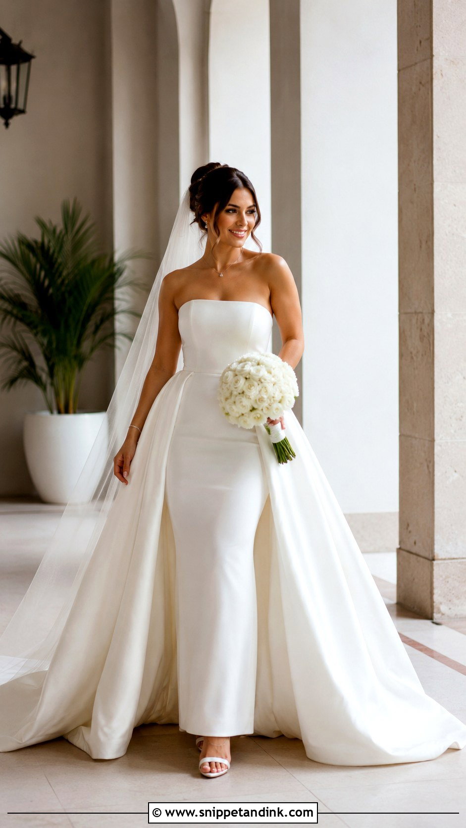 Detachable Train Gown for Bride - Snippet and Ink - 25 Gown for Bride Ideas