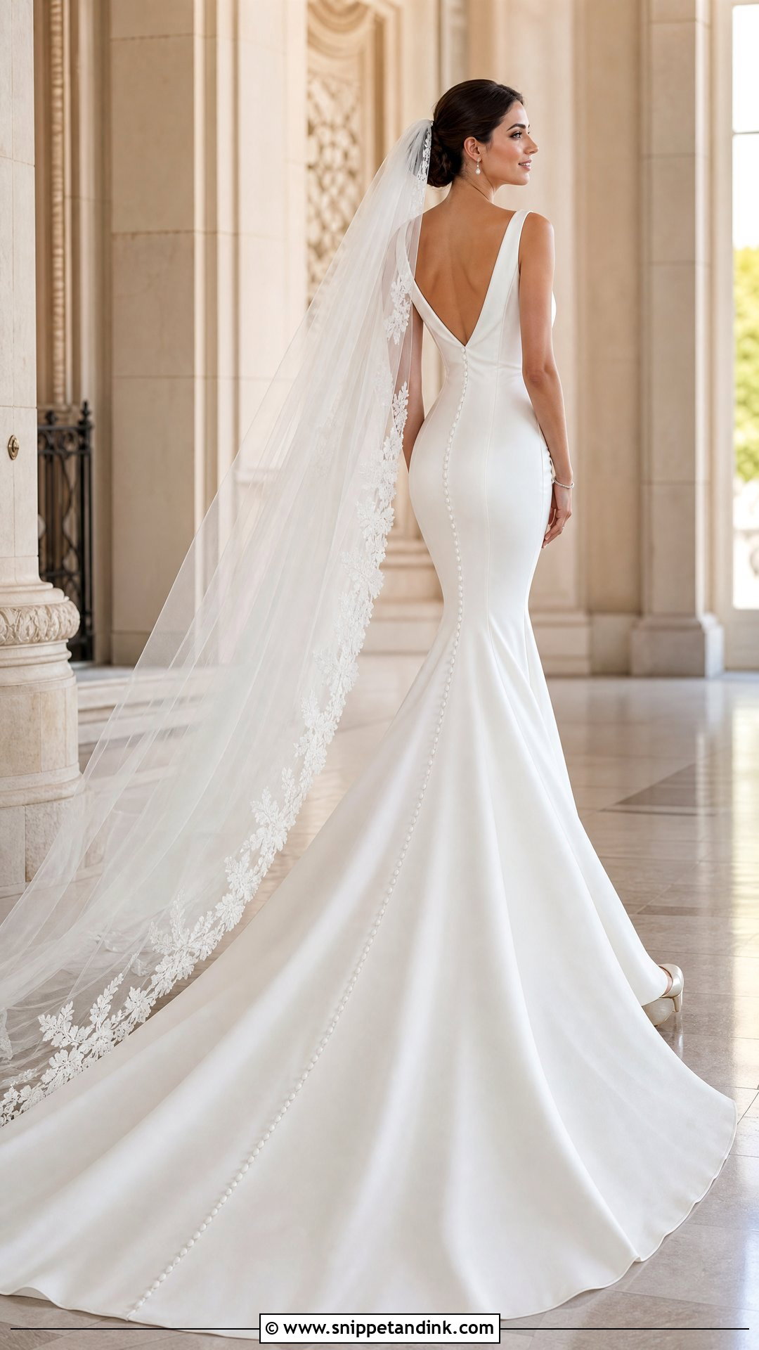 Detachable Train Mermaid Tail Wedding Dress - Snippet and Ink - 20 Mermaid Tail Wedding Dress Ideas