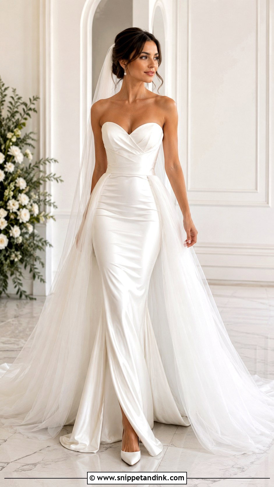 Detachable Train Mermaid Wedding Dress - Snippet and Ink - 25 Mermaid Wedding Dress with Train Ideas