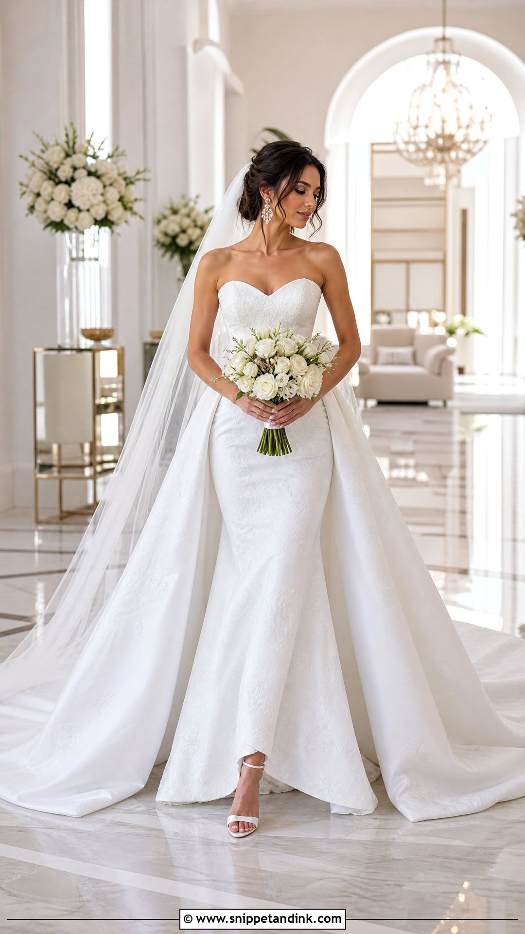 Detachable Train Princess Bride Dress - Snippet and Ink - 25 Princess Bride Dress Ideas