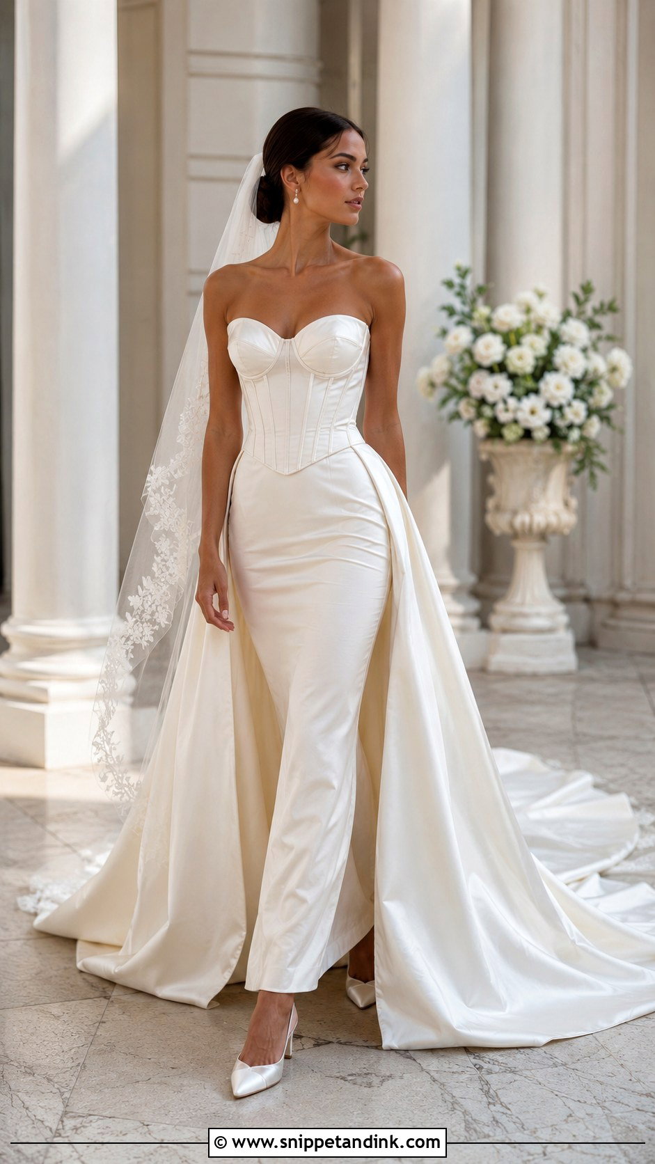 Detachable Train Wedding Dress - Snippet and Ink - 25 Haute Couture Wedding Dress Ideas