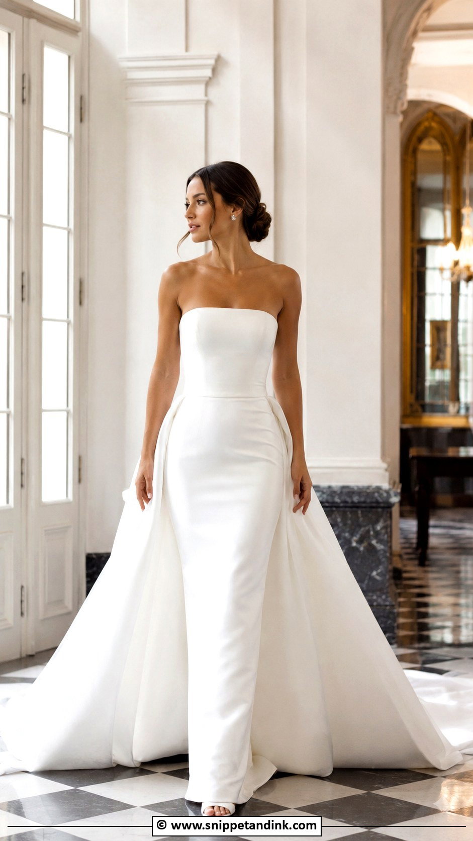 Detachable Train Wedding Dress - Snippet and Ink - 30 Detachable Wedding Dress Ideas
