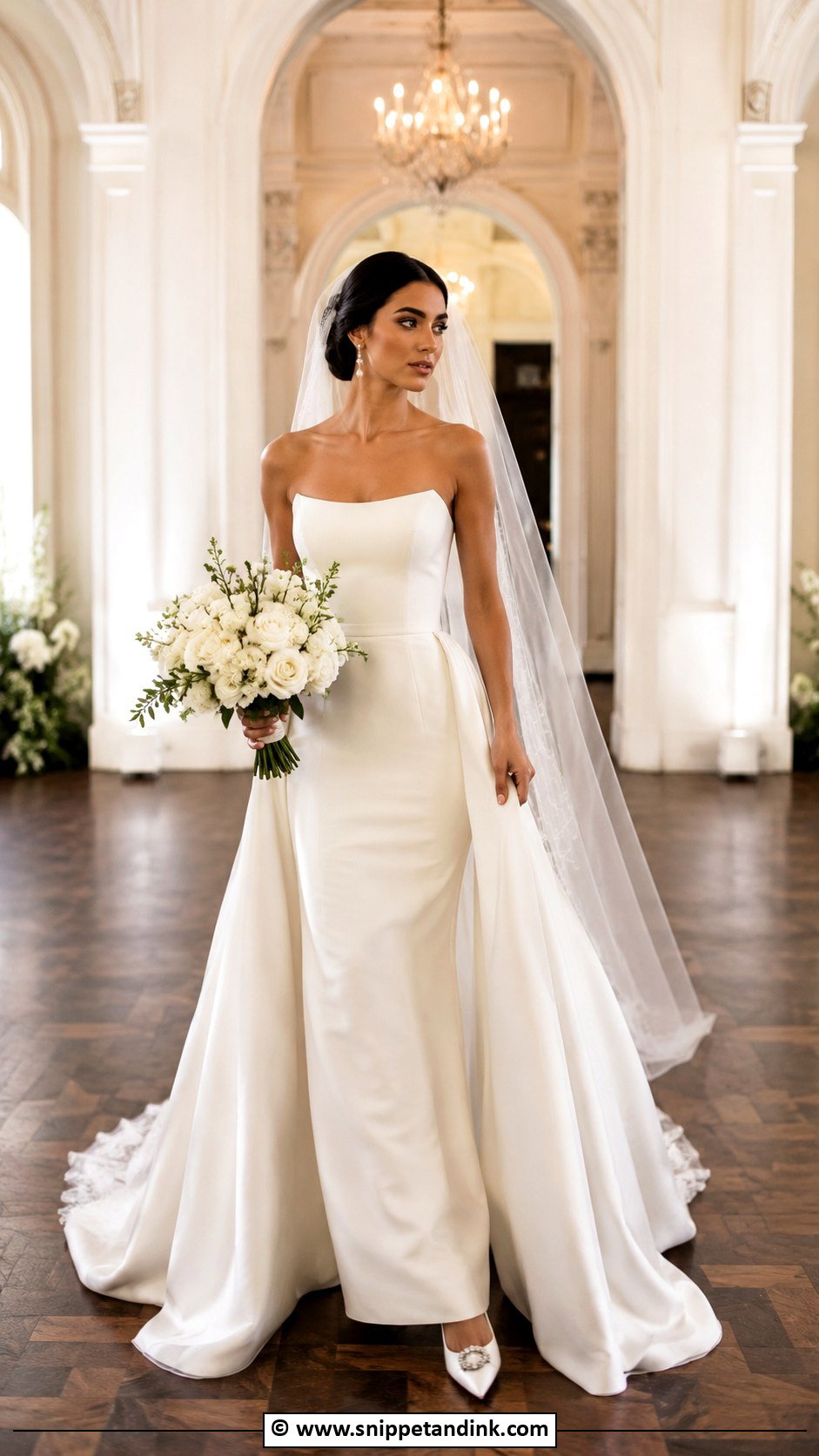 Detachable Train Wedding Dress - Snippet and Ink - 30 Luxury Wedding Dress Ideas