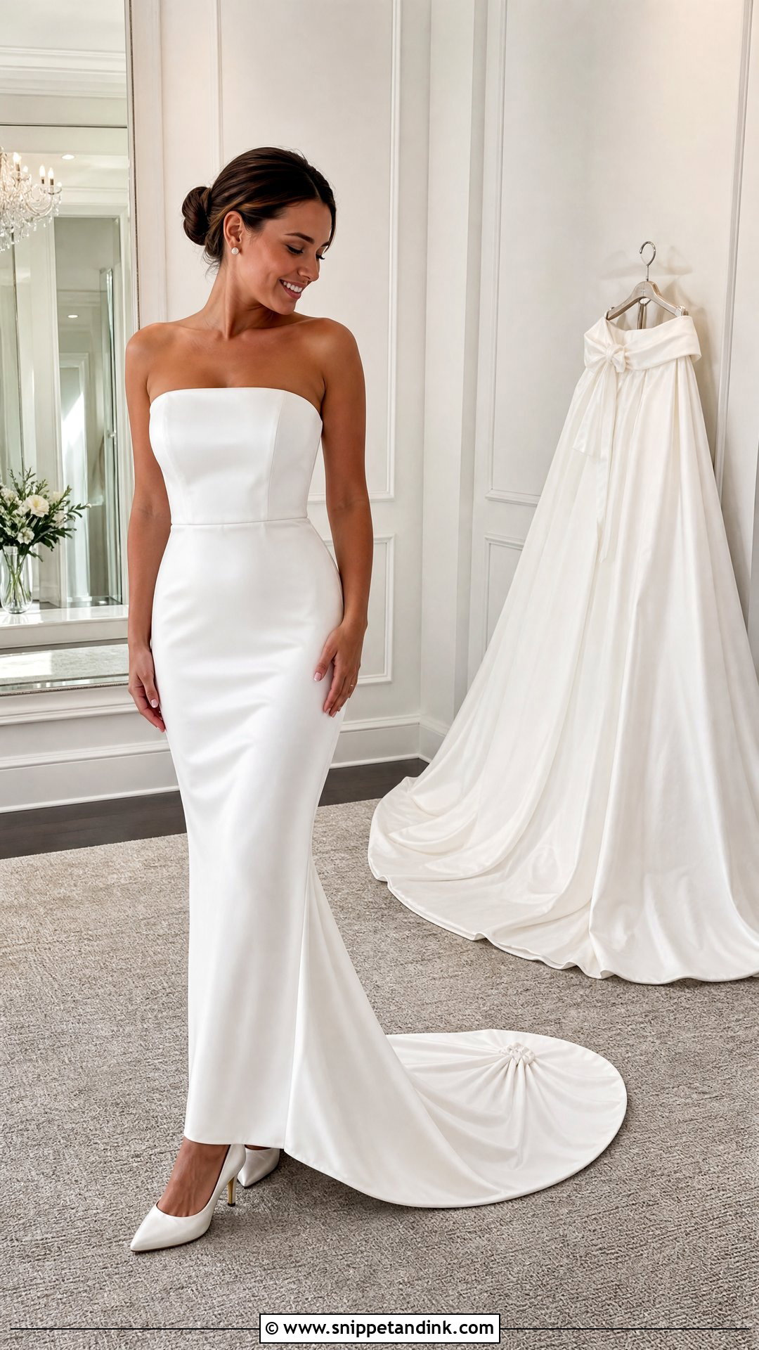 Detachable Train Wedding Dress Bustle - Snippet and Ink - 25 Wedding Dress Bustle Ideas