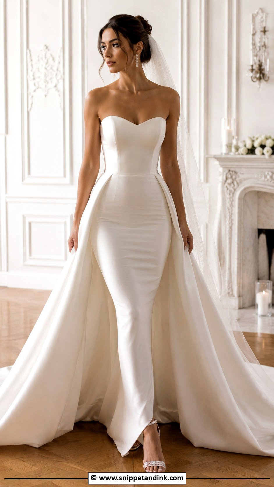 Detachable Train Wedding Dress - Snippet and Ink - 25 Latest Designer Dresses for Wedding