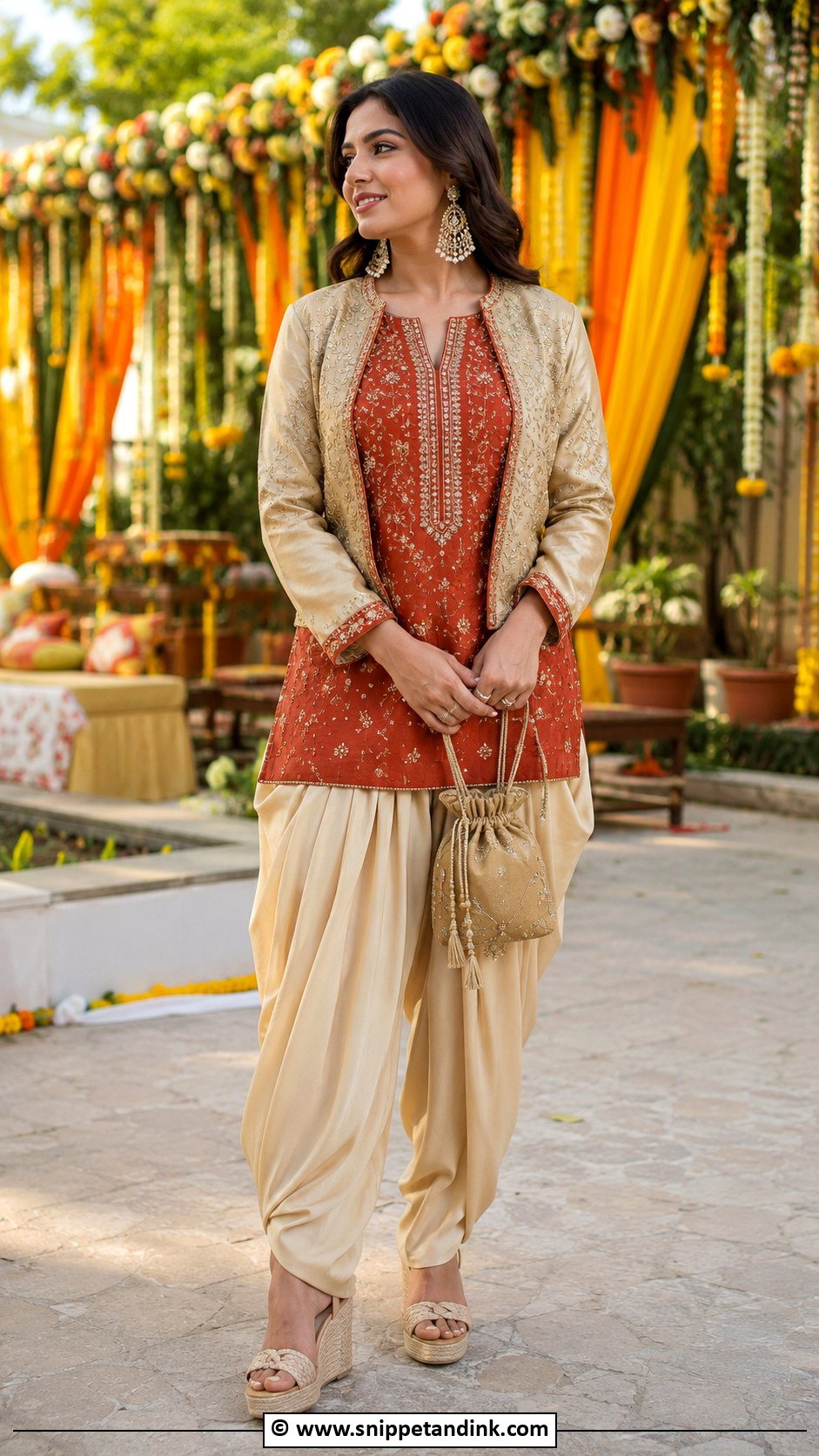 Dhoti Kurta Set - Snippet and Ink - 25 Wedding Kurta Set for Women Ideas