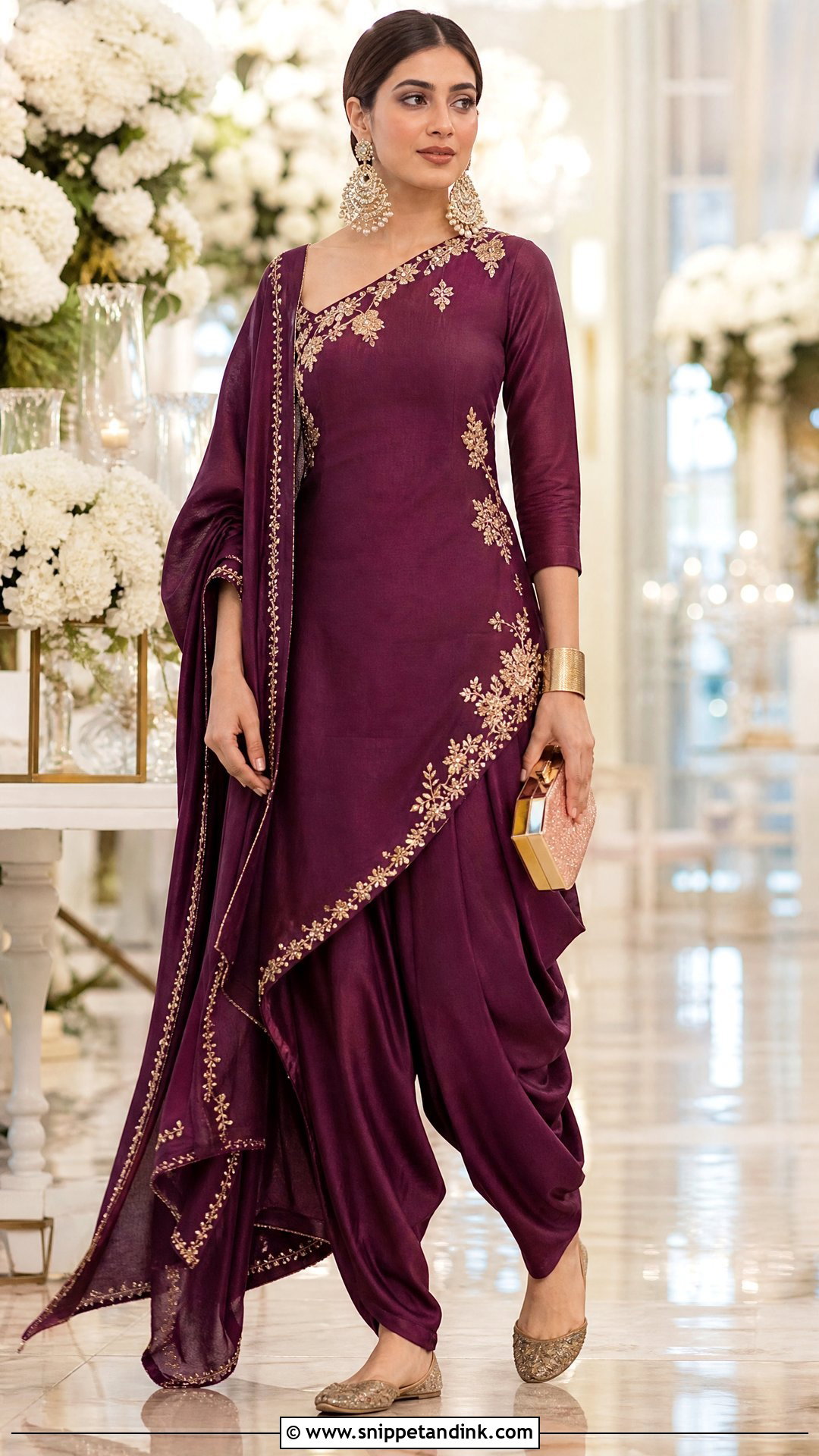 Dhoti Pant Kurta Wedding Look - Snippet and Ink - 25 Traditional Dress for Wedding Ideas