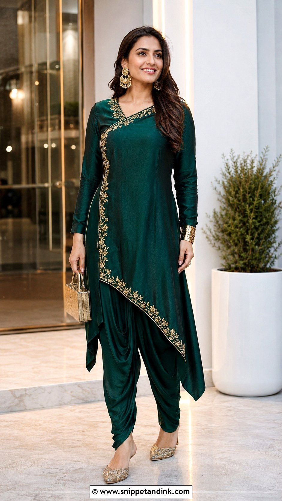 Dhoti Pant Kurta Wedding Outfit - Snippet and Ink - 20 Ethnic Wedding Outfits