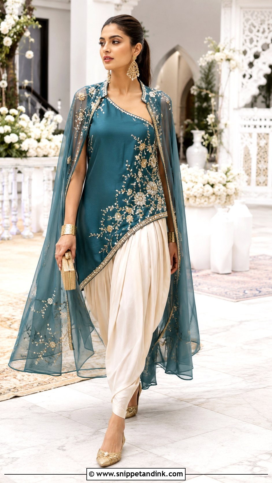 Dhoti Pant Set for Indian Wedding - Snippet and Ink - 20 Indian Wedding Dresses Ideas