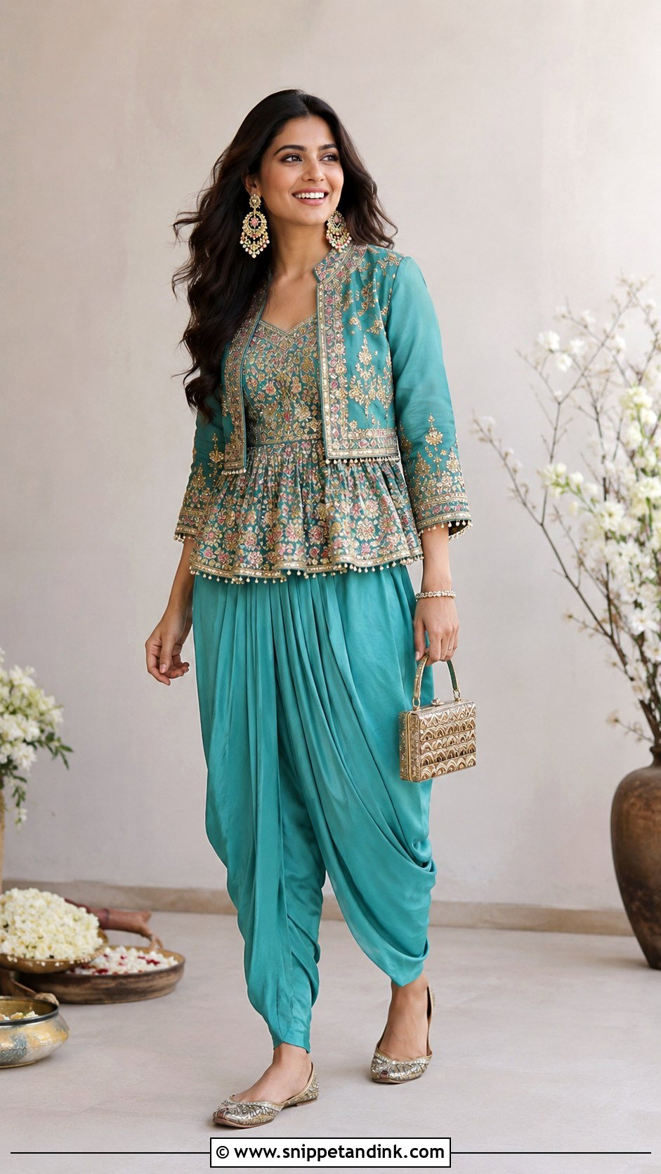 Dhoti Pant Set for Sister Wedding - Snippet and Ink - 20 Wedding Dresses Simple for Sister