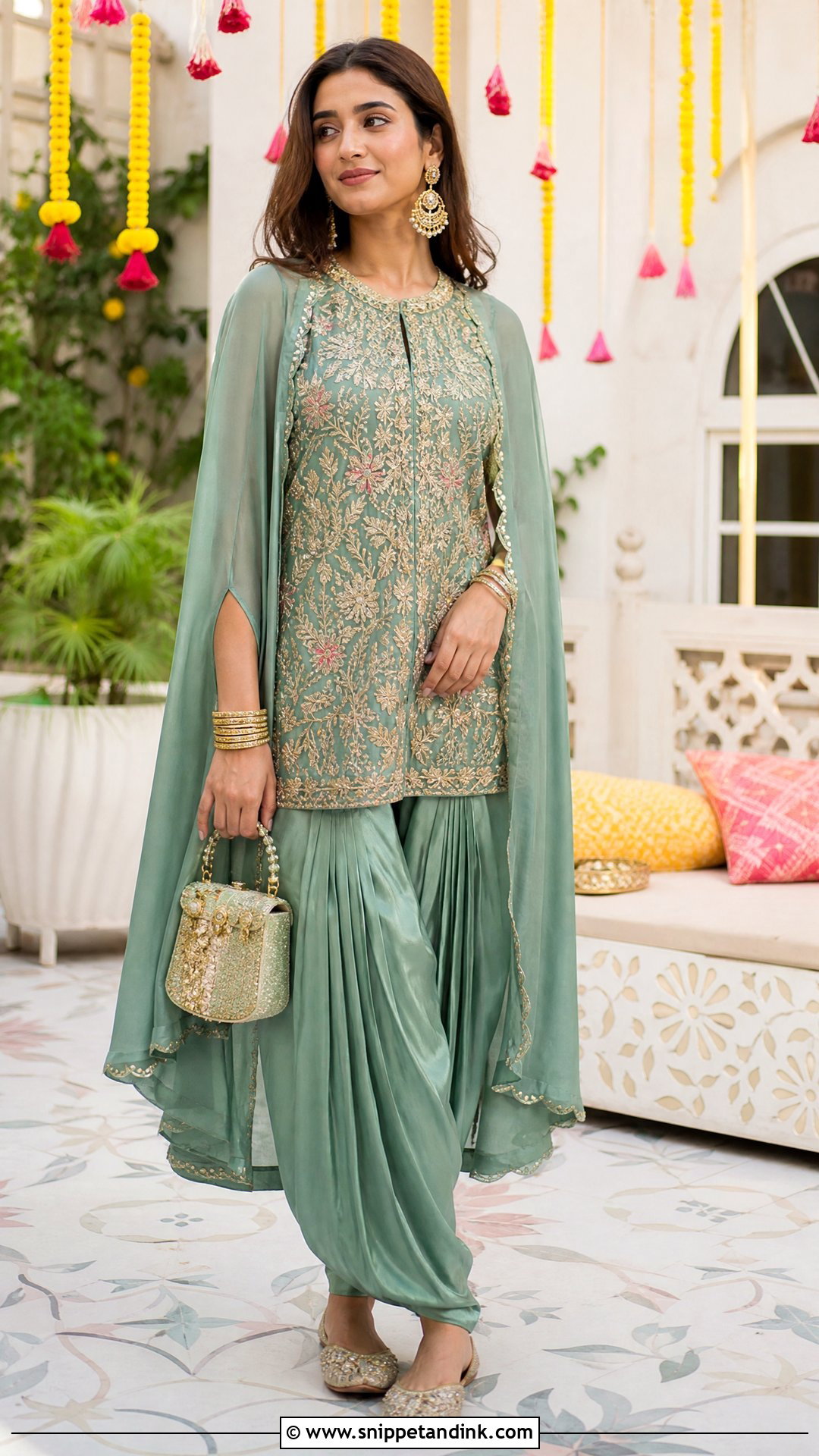 Dhoti Pants And Kurta Indian Wedding Outfit - Snippet and Ink - 20 Stylish Indian Wedding Outfits Ideas