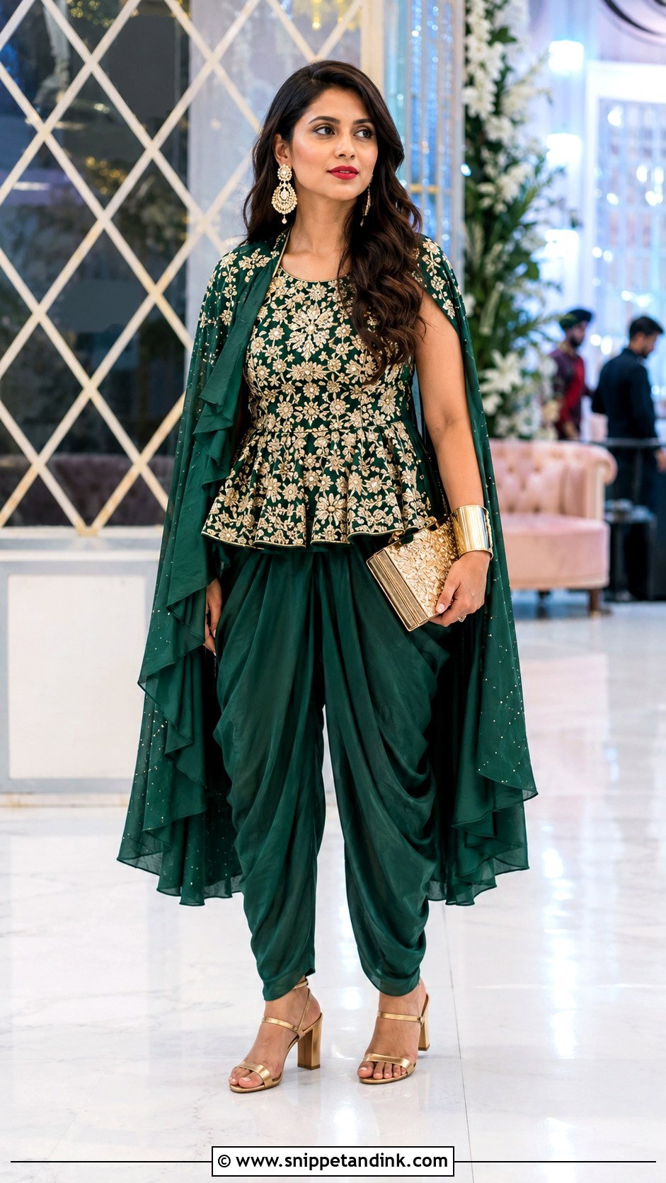 Dhoti Pants Indian Bridesmaid Outfit - Snippet and Ink - 20 Indian Bridemates Dress Ideas
