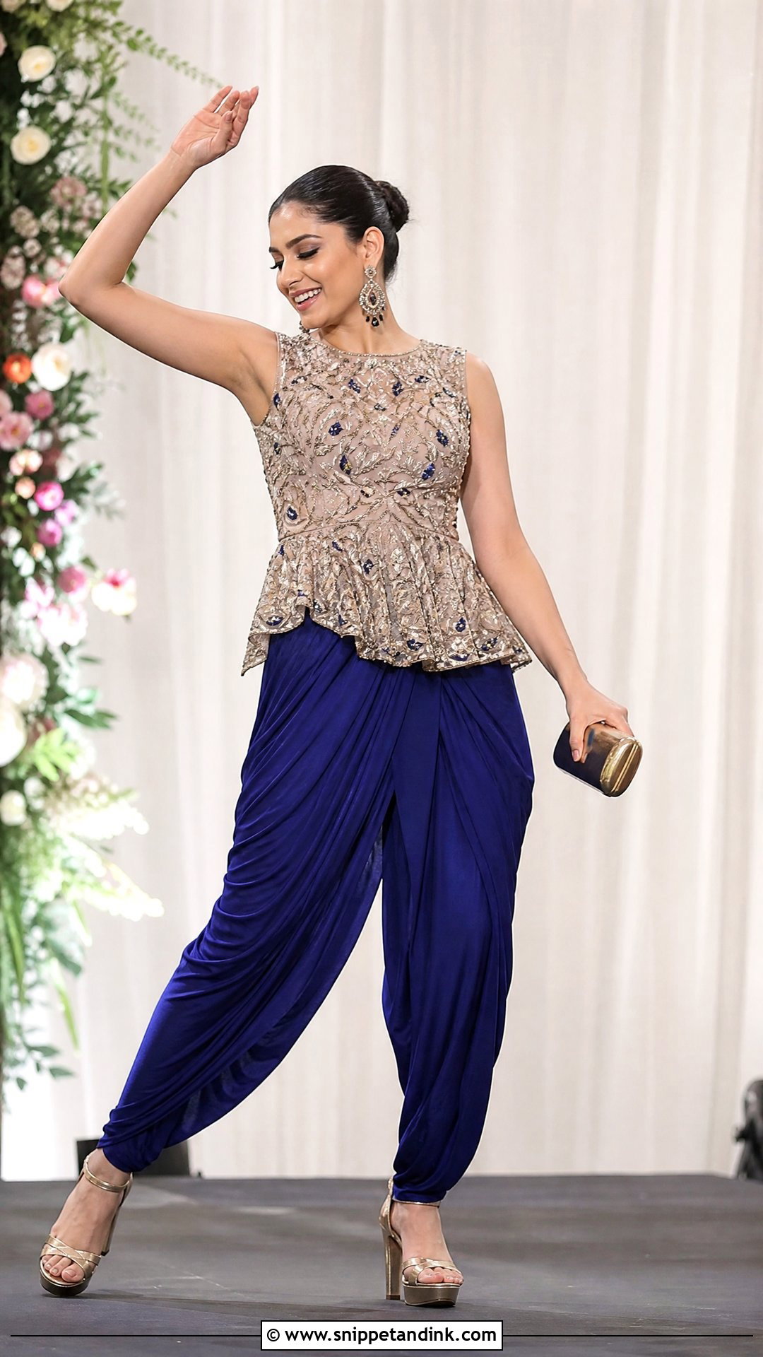 Dhoti Pants Outfit For Sangeet - Snippet and Ink - 25 Outfit for Sangeet Function Ideas