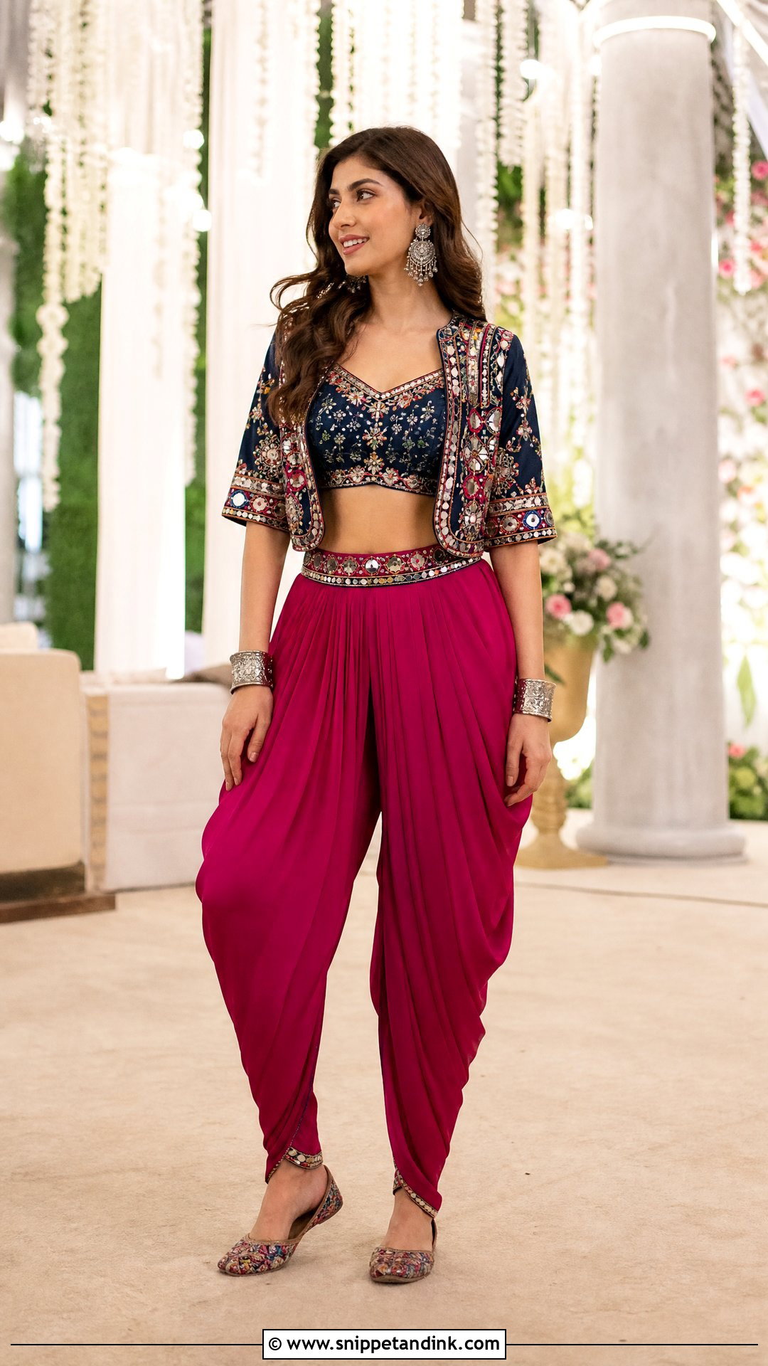 Dhoti Pants Wedding Garba Outfit - Snippet and Ink - 20 Wedding Garba Outfit Ideas
