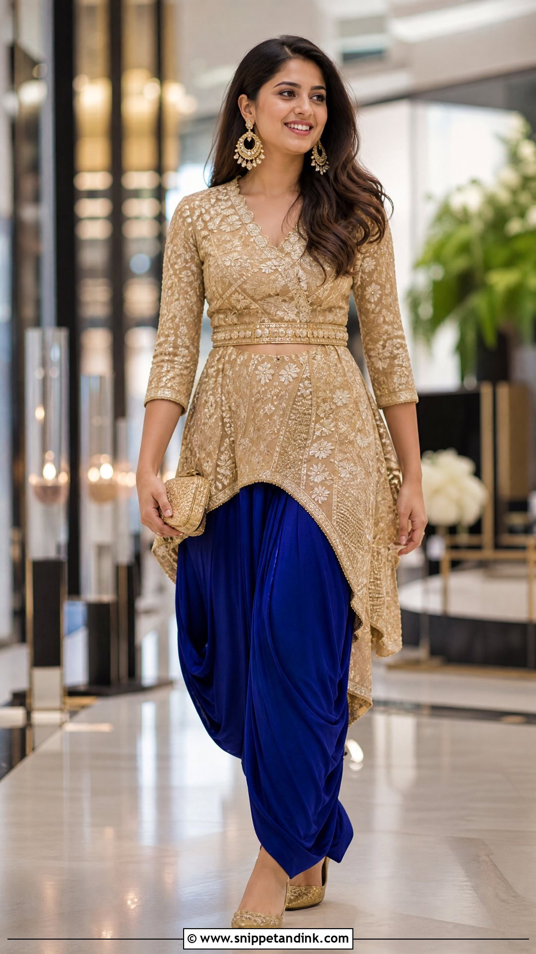 Dhoti Pants and Kurta for Sangeet - Snippet and Ink - 20 Outfits for Sangeet Indian Weddings