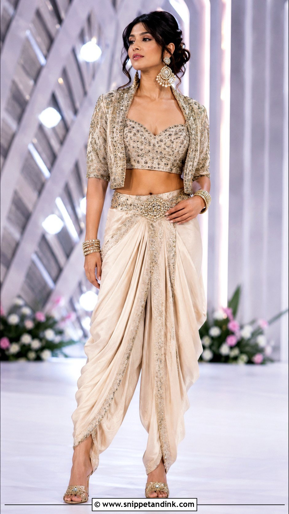 Dhoti Sangeet Outfit - Snippet and Ink - 25 Sangeet Outfits for Bride
