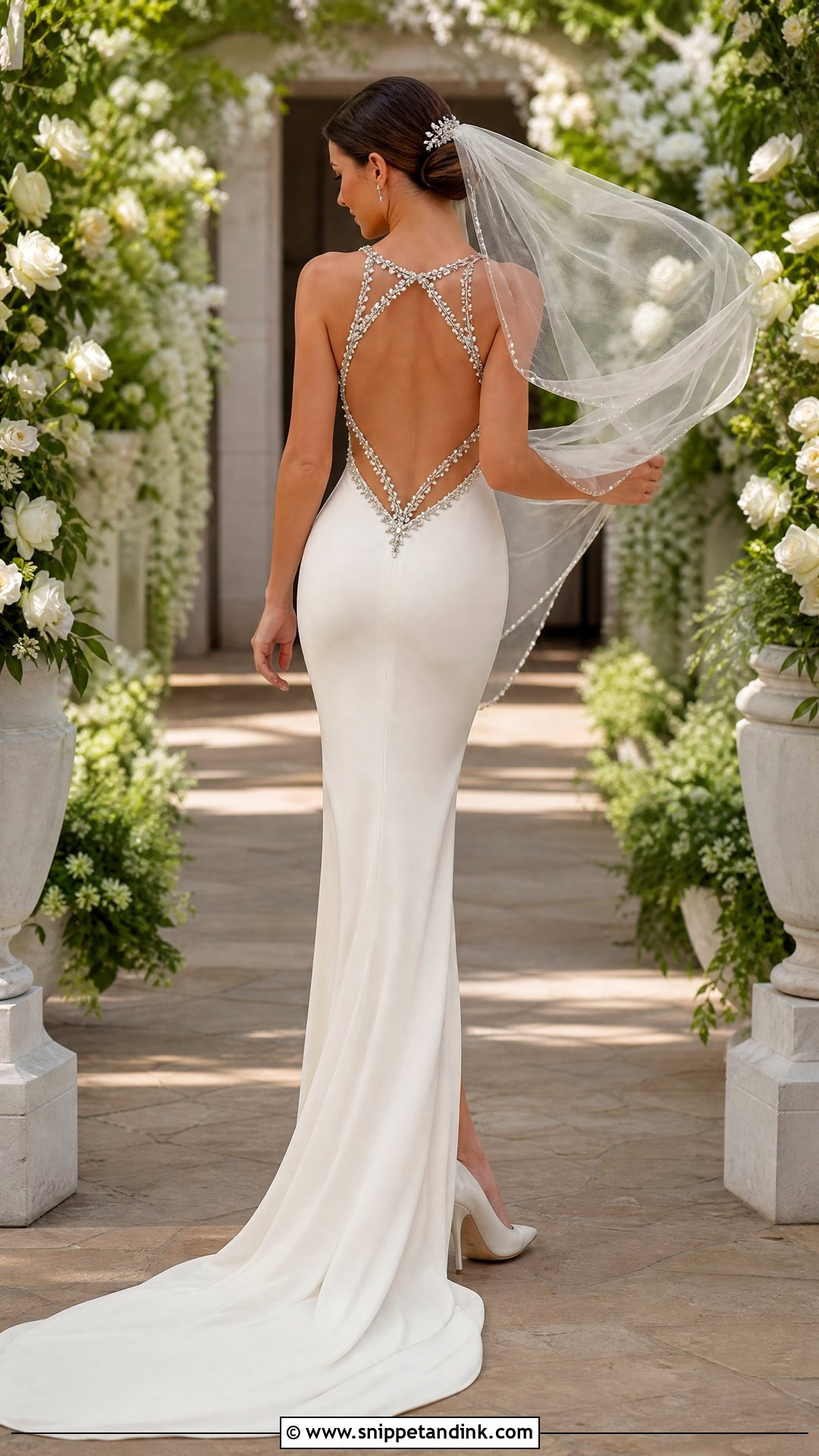 Diamond Back Wedding Dress - Snippet and Ink - 20 Wedding Dress with Diamonds Ideas