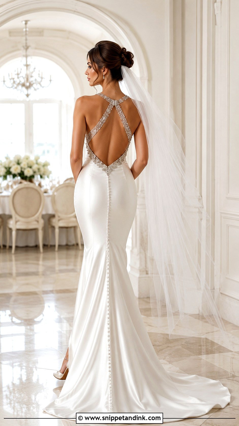 Diamond Back Wedding Dress - Snippet and Ink - 25 Diamond Wedding Dress Ideas