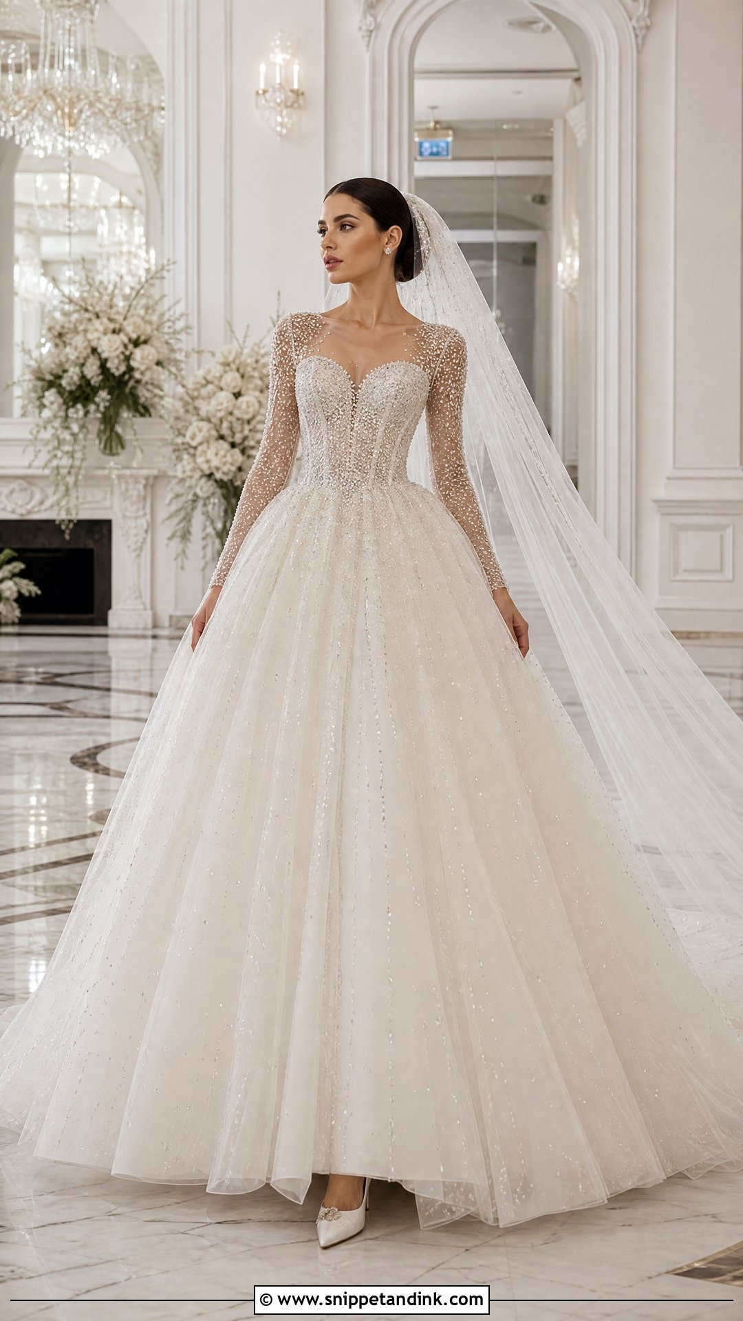 Diamond Ball Gown Wedding Dress - Snippet and Ink - 20 Wedding Dress Diamonds Ideas