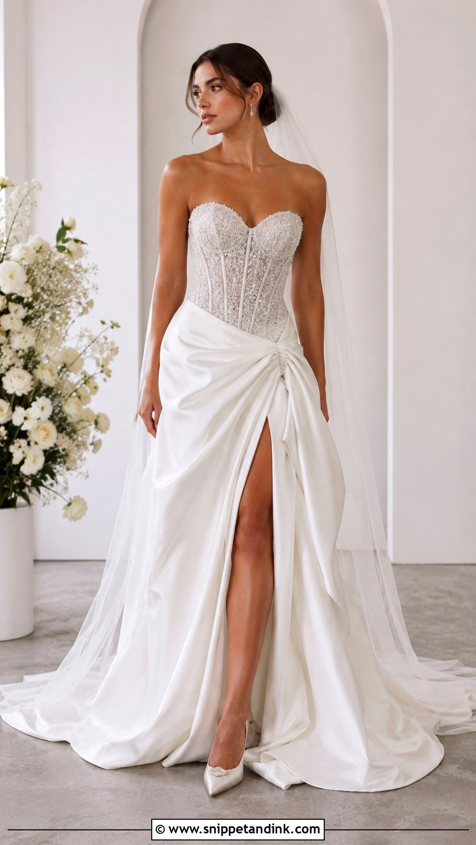 Diamond Corset Wedding Dress - Snippet and Ink - 25 Diamond Wedding Dress Ideas