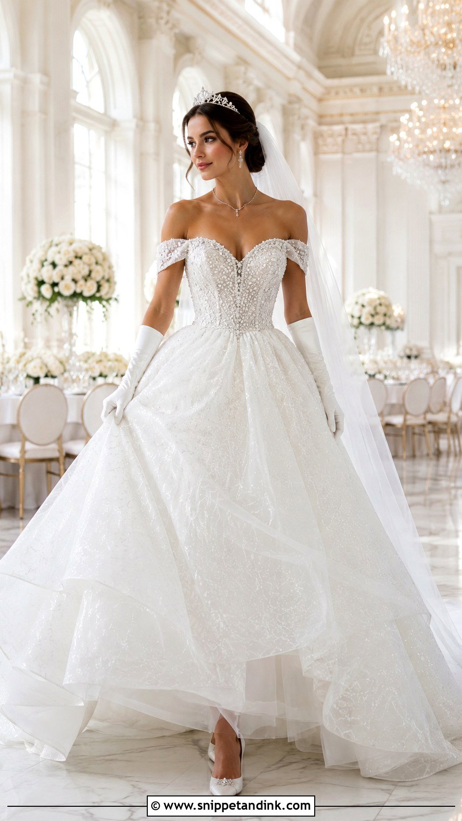 Diamond Princess Wedding Dress - Snippet and Ink - 20 Diamonds Wedding Dresses