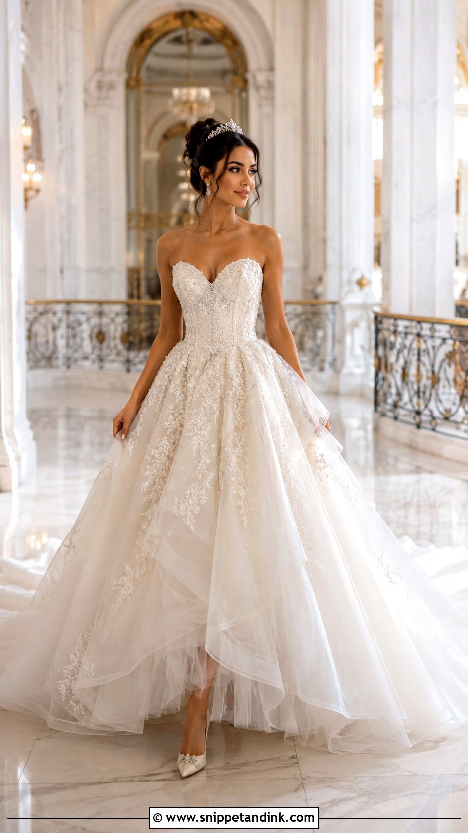 Diamond Princess Wedding Dress - Snippet and Ink - 25 Diamond Wedding Dress Ideas