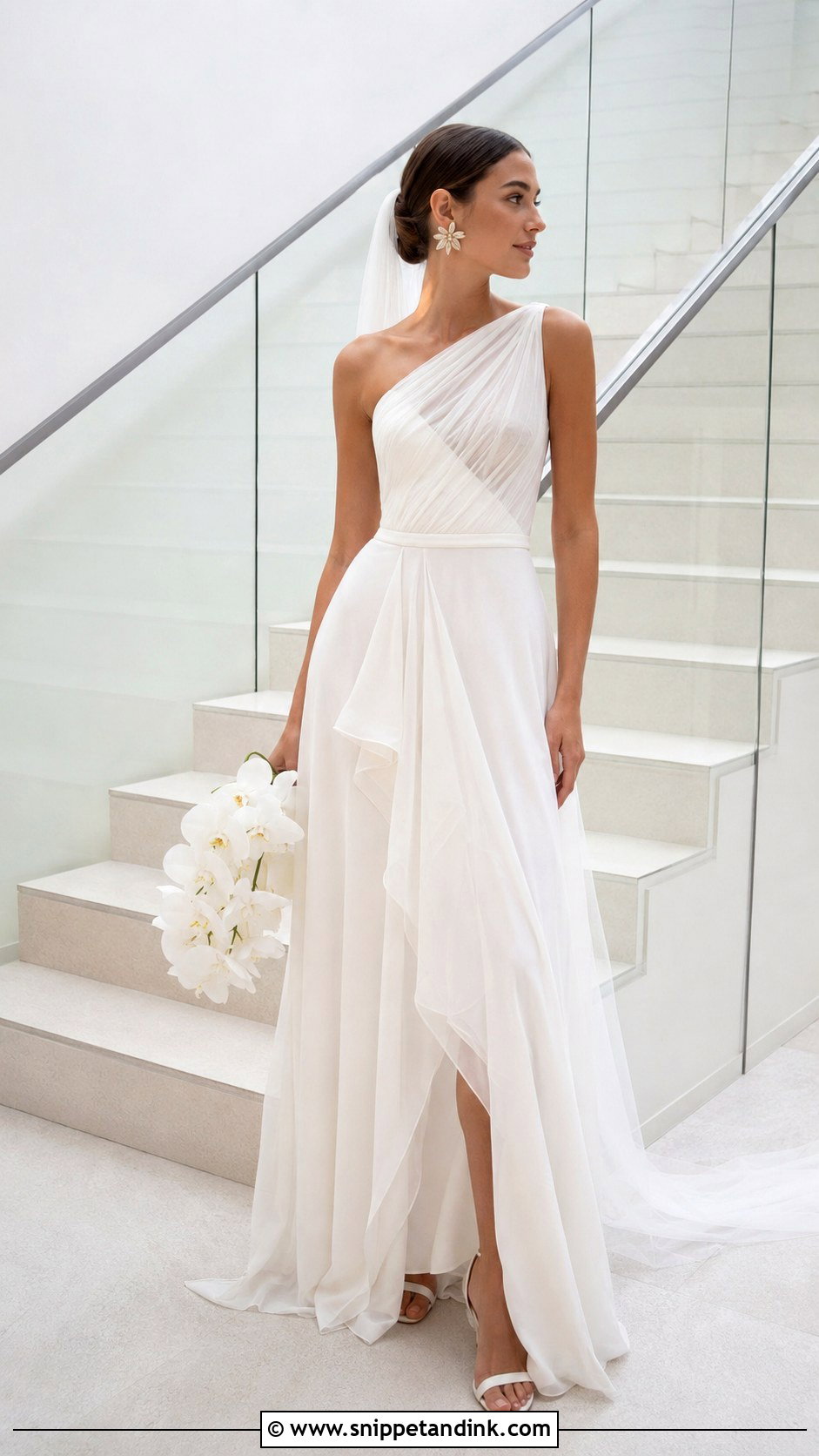 Dior Asymmetrical Wedding Dress - Snippet and Ink - 20 Dior Bridal Dress Ideas