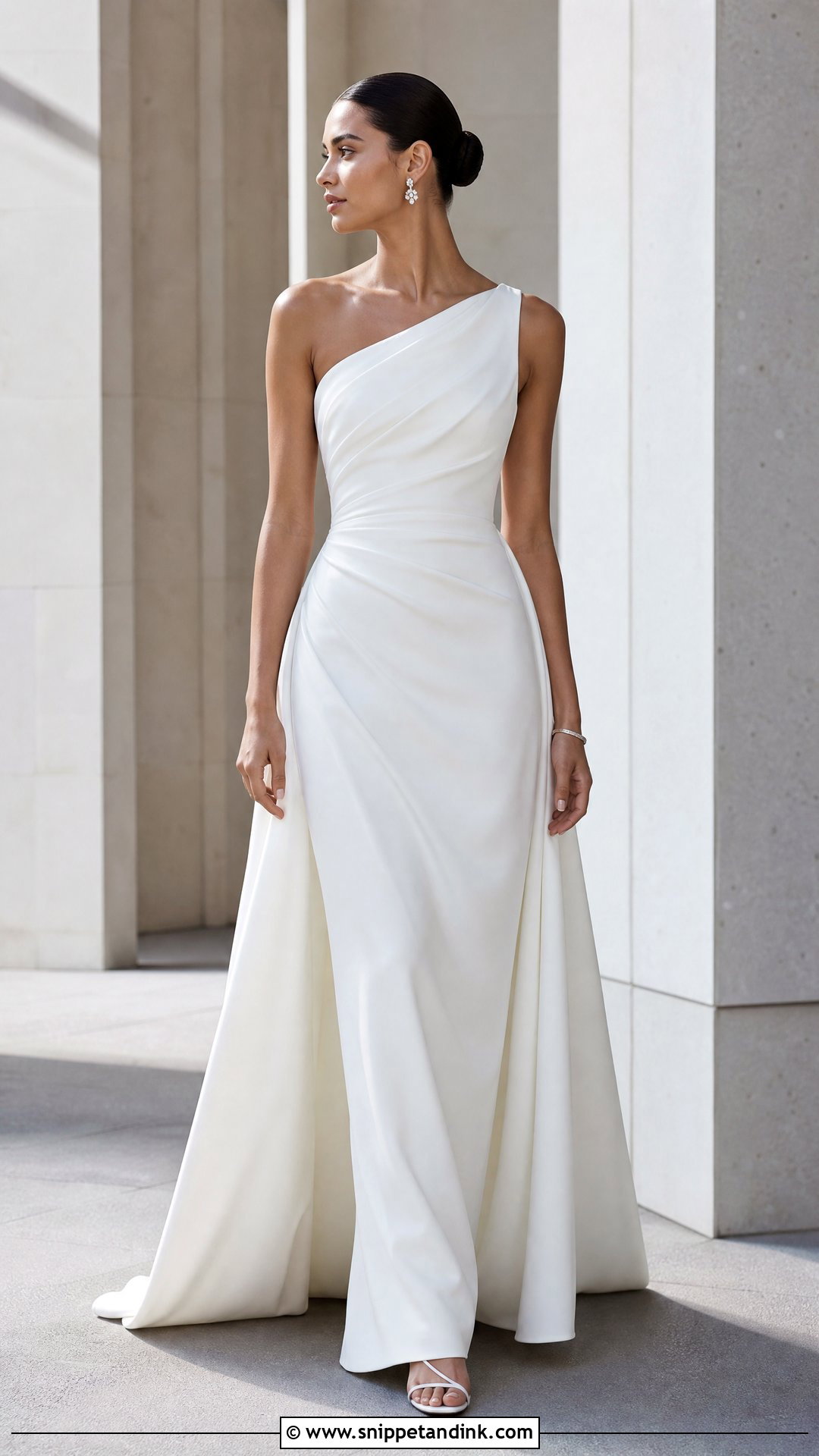 Dior Asymmetrical Wedding Gown - Snippet and Ink - 20 Dior Wedding Gown Ideas
